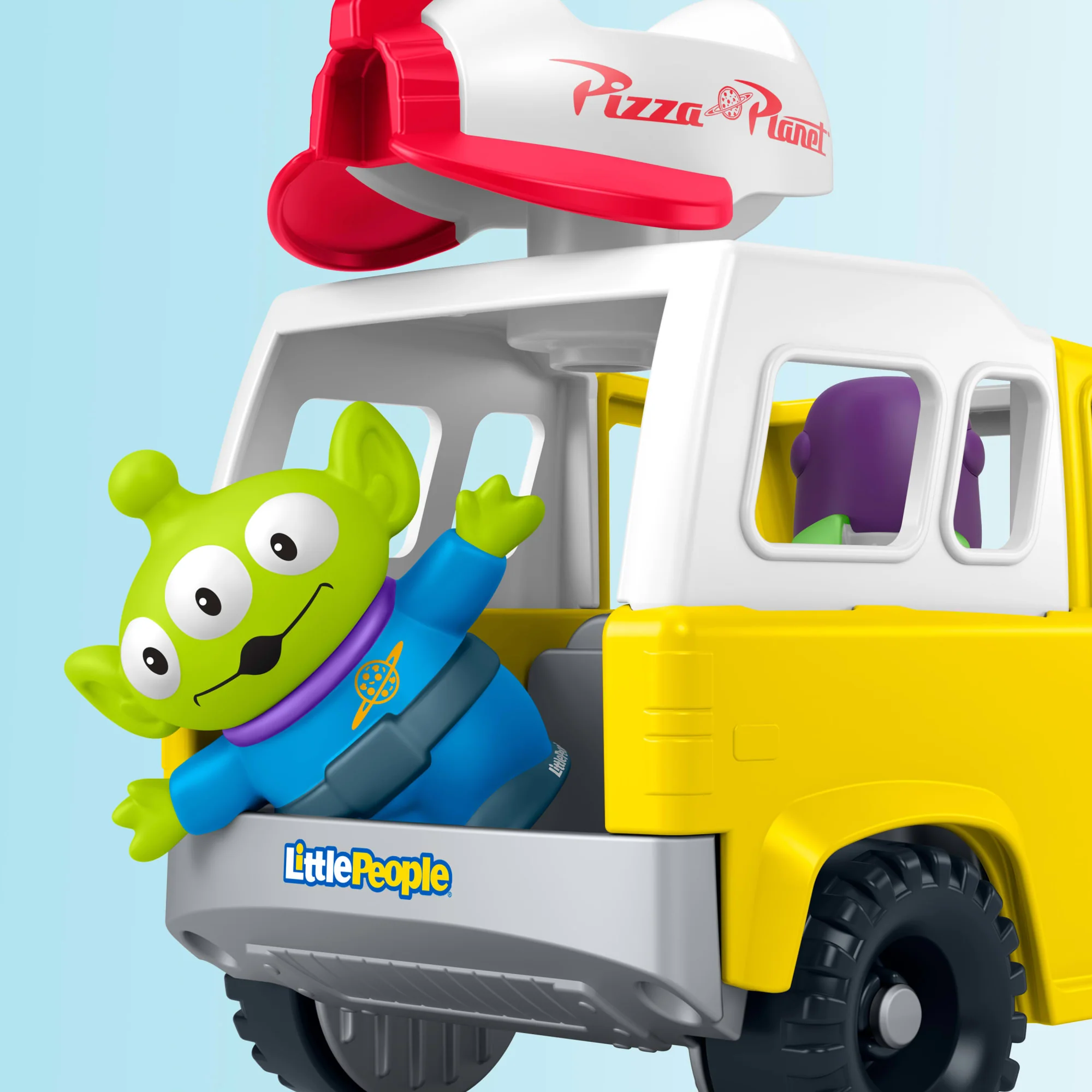 Little People Toy Story Juguete para Bebés Vehiculo Buzz Lightyear Pizza Planeta - Image 4