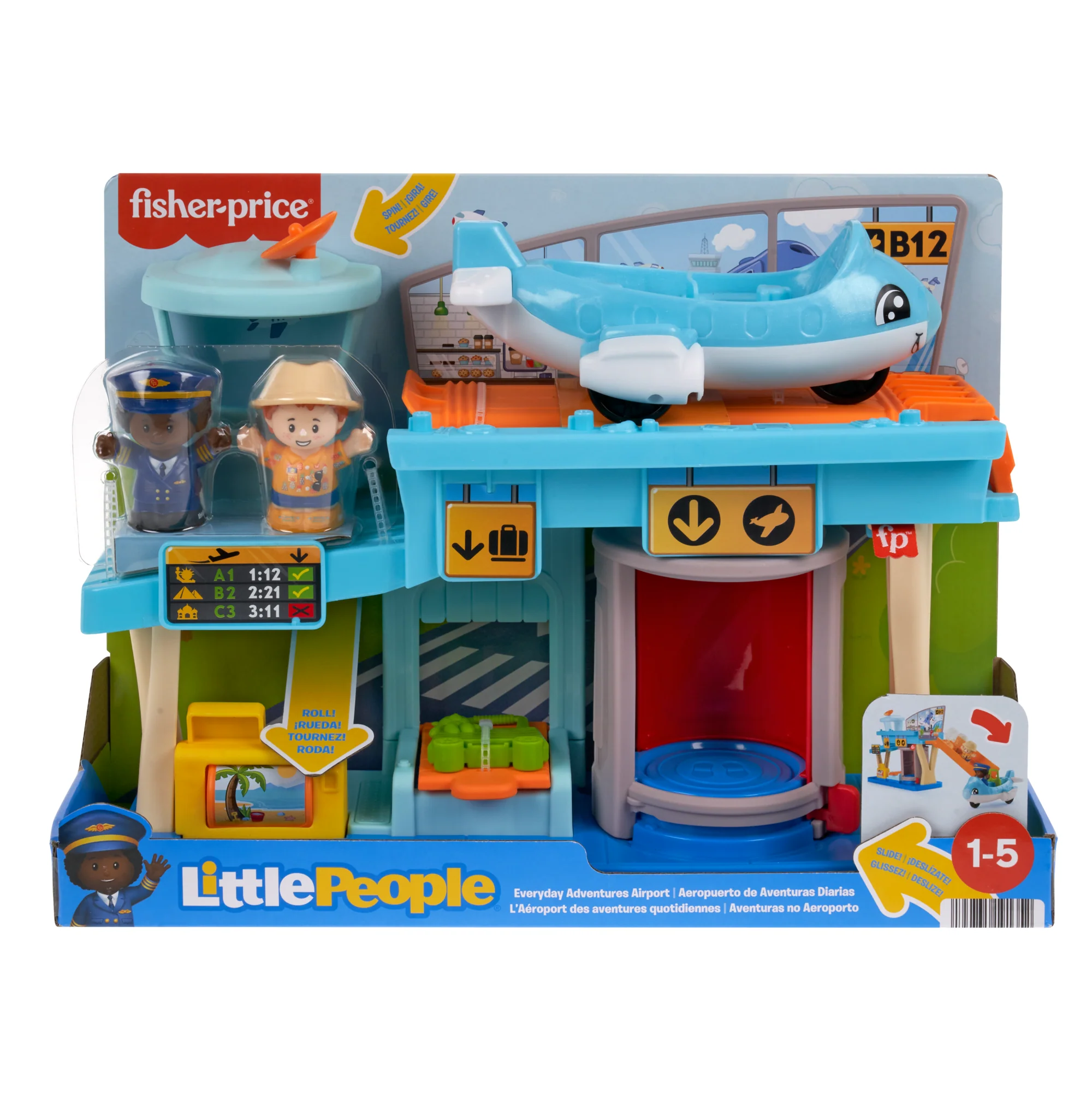 Fisher-Price  Little People  L'Aéroport des Aventures Quotidiennes - Image 4