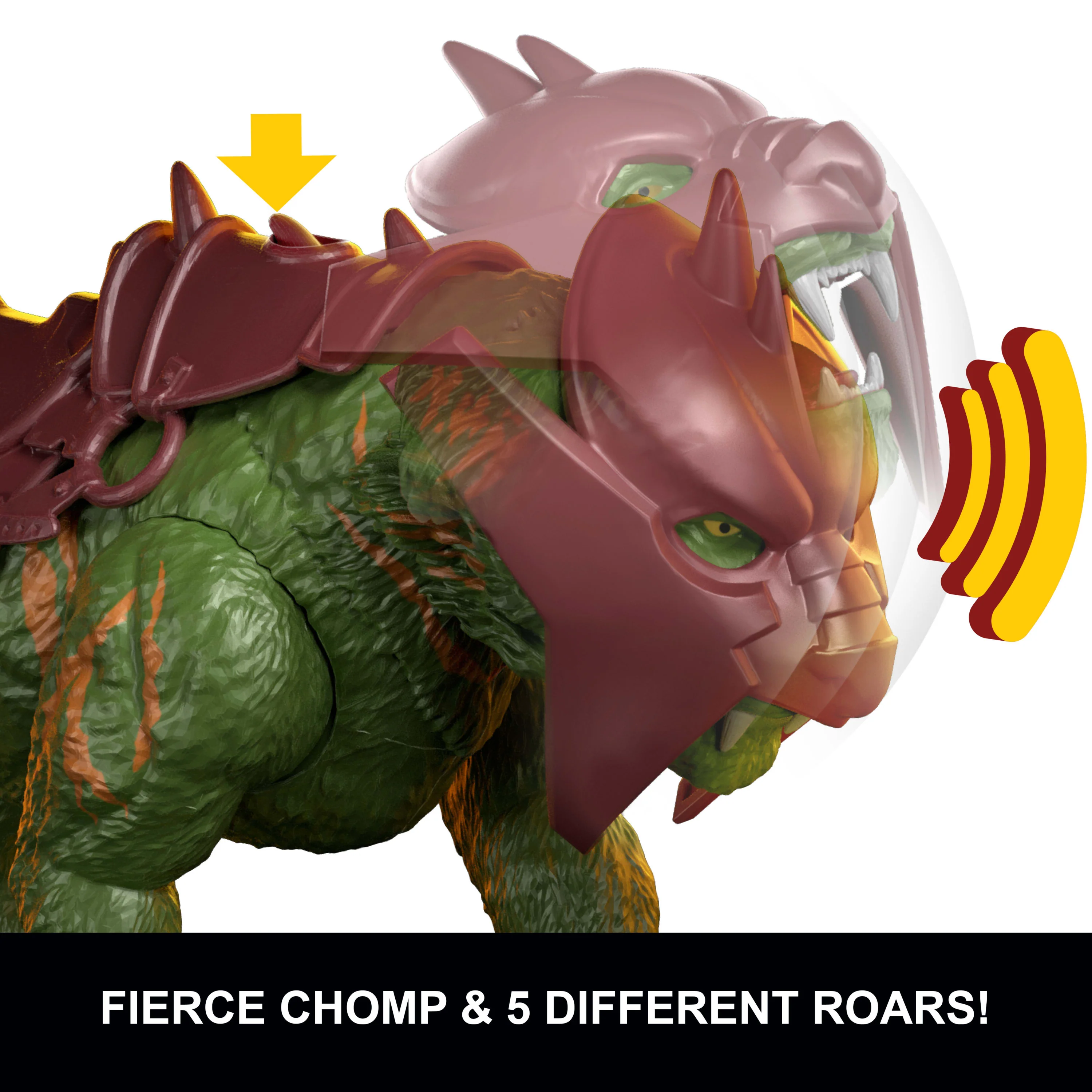 Masters Of The Universe 2026 Movie Battle Cat Creature Figure With Chomp & Roar, 5.5 Inch Scale - Image 3