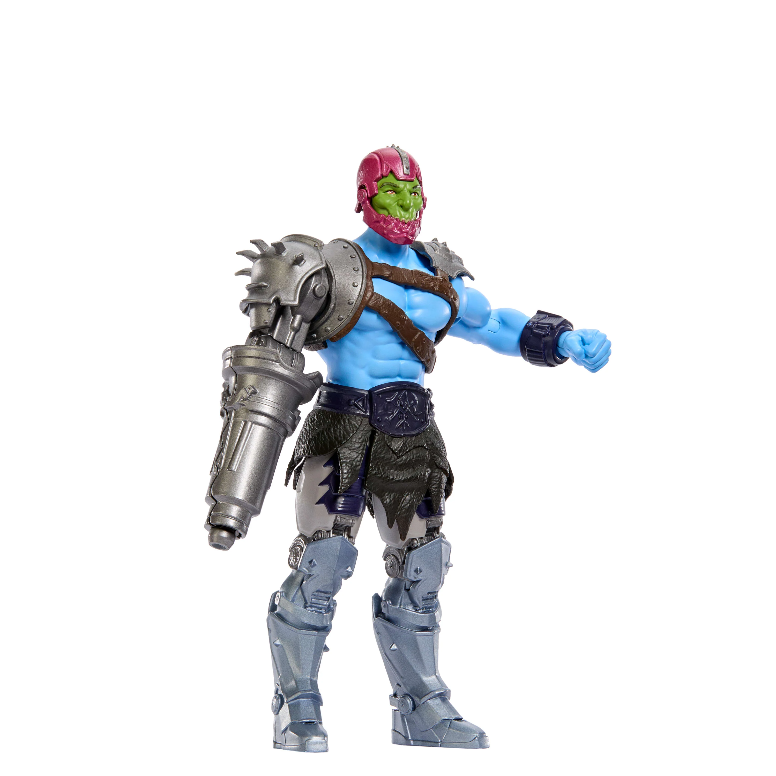 Masters Of The Universe Cannon Transform Trap Jaw Feature Action Figure Toy, 5.5 Inch Twist & Release - Image 3