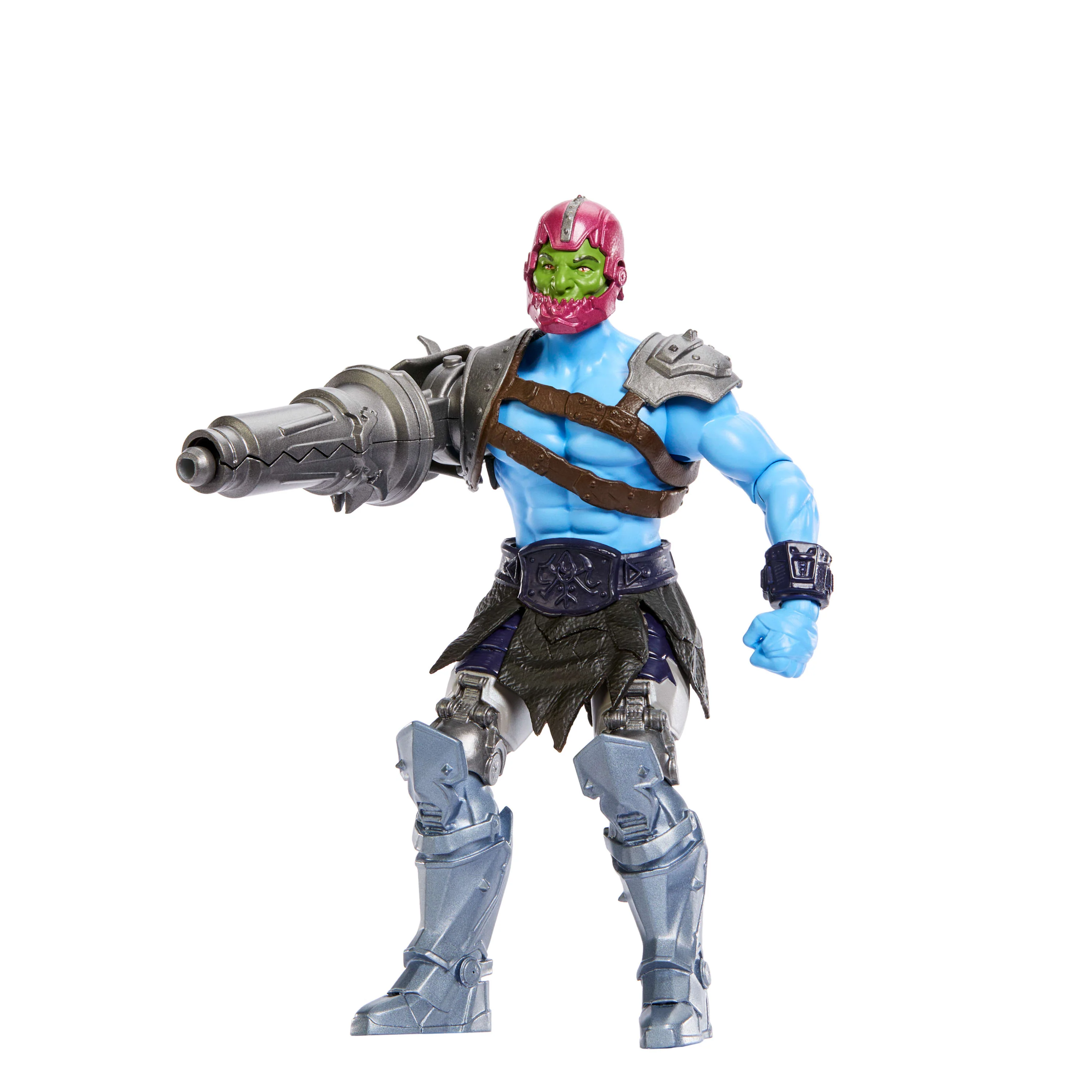 Masters Of The Universe Cannon Transform Trap Jaw Feature Action Figure Toy, 5.5 Inch Twist & Release - Image 4
