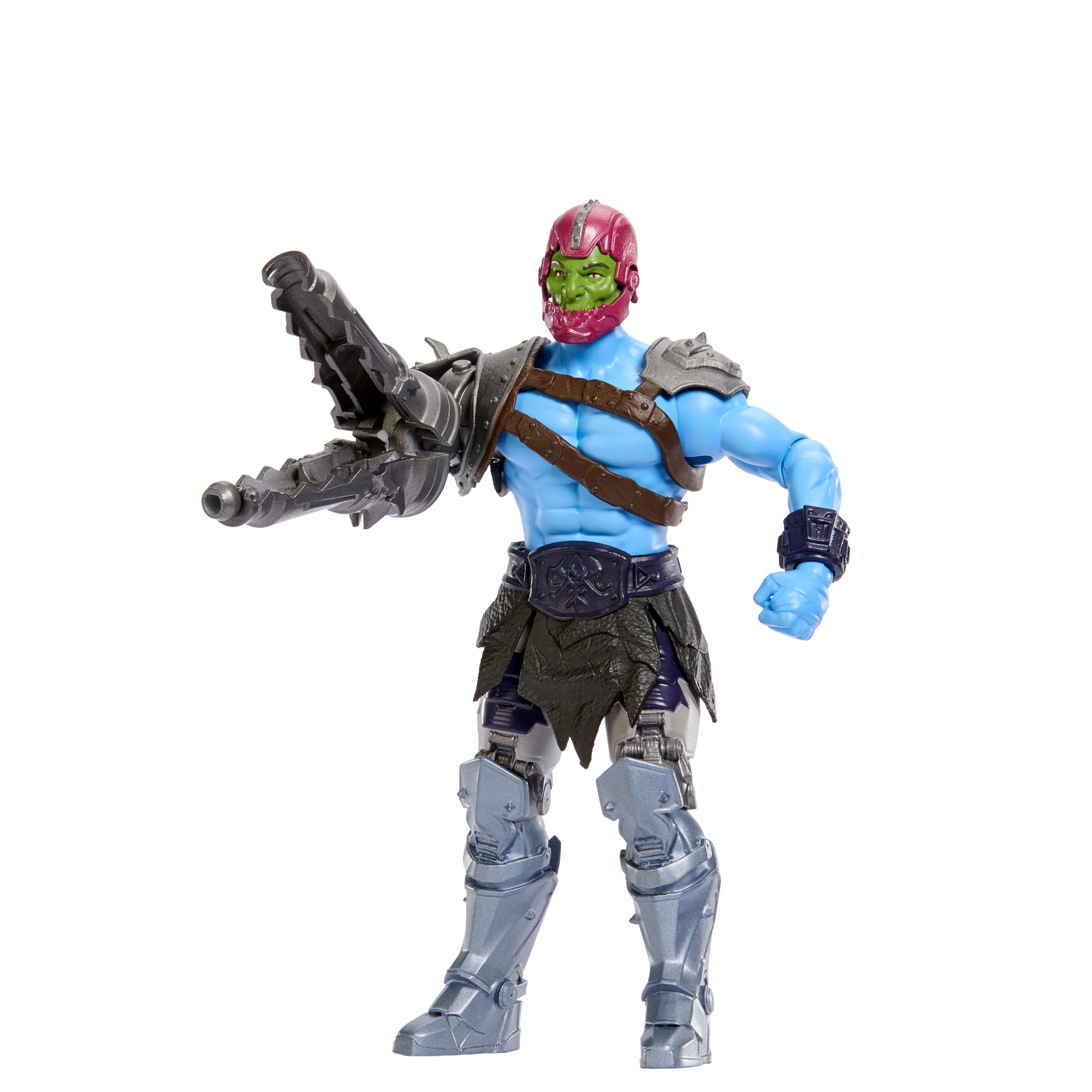 Masters Of The Universe Cannon Transform Trap Jaw Feature Action Figure Toy, 5.5 Inch Twist & Release - Image 6
