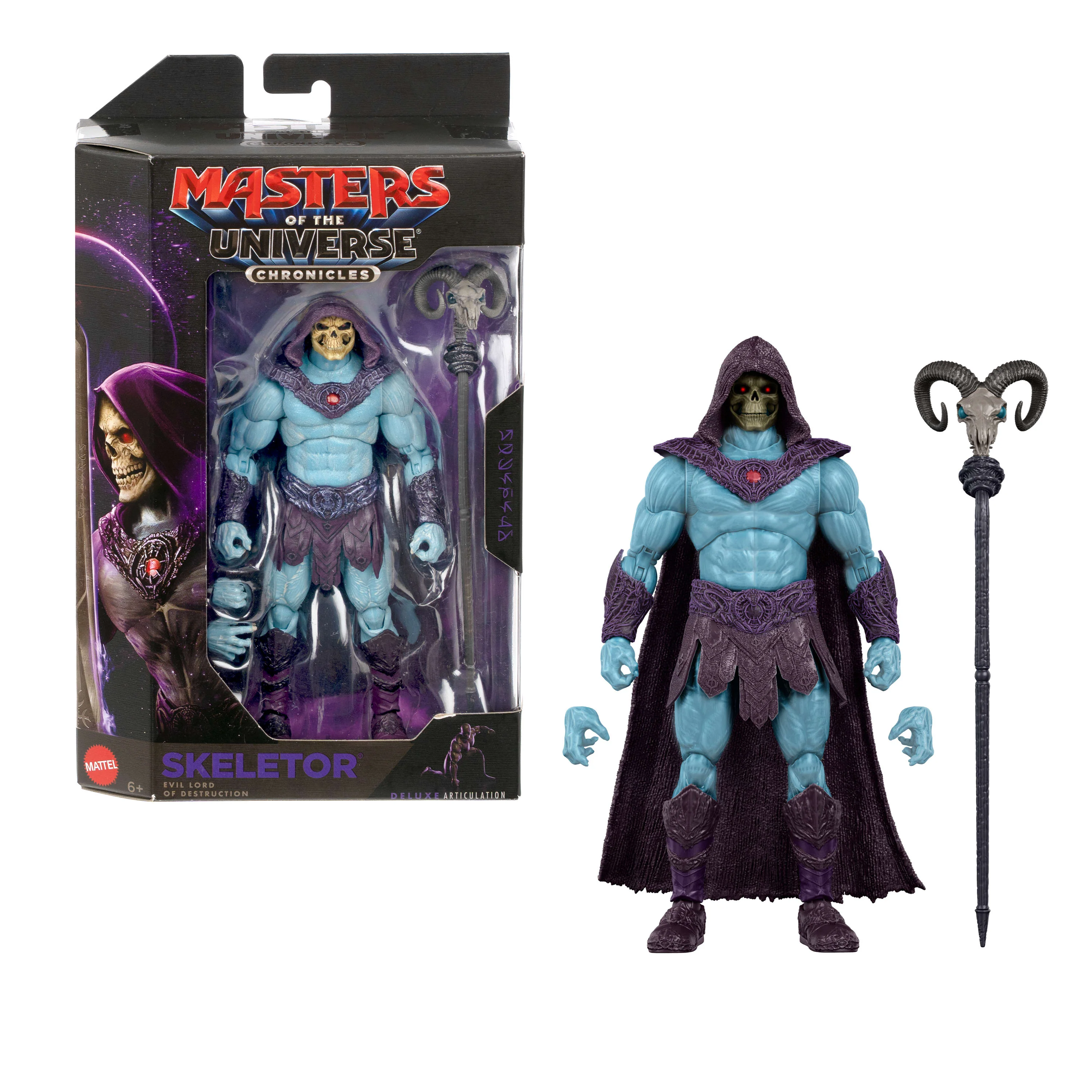 Masters Of The Universe Chronicles Skeletor de 6 Pulgadas