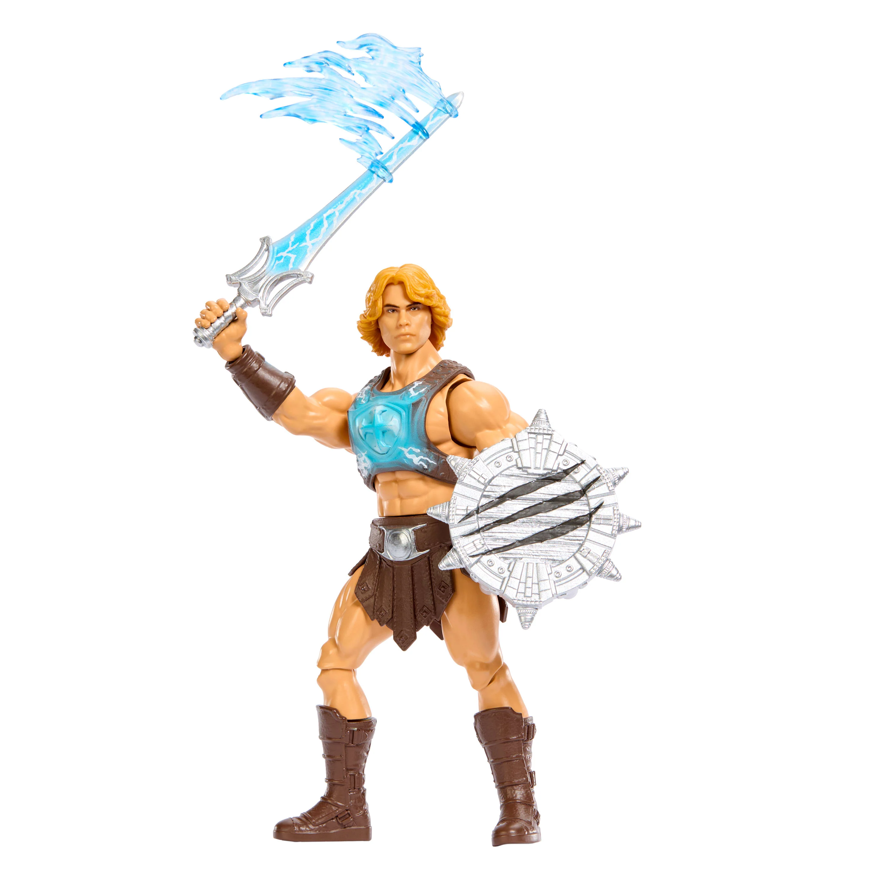 Masters Of The Universe He-Man Power Sword Slash Feature Figure Toy, 5.5 Inch Twist & Release Action - Image 4