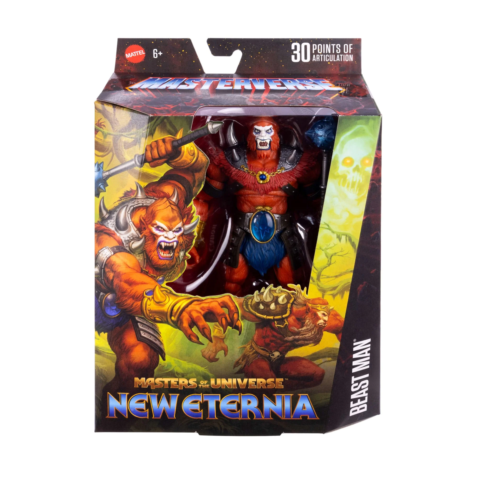 Masters Of The Universe Masterverse New Eternia Beast Man Action Figure, MOTU Toy, 30 Articulations - Image 2