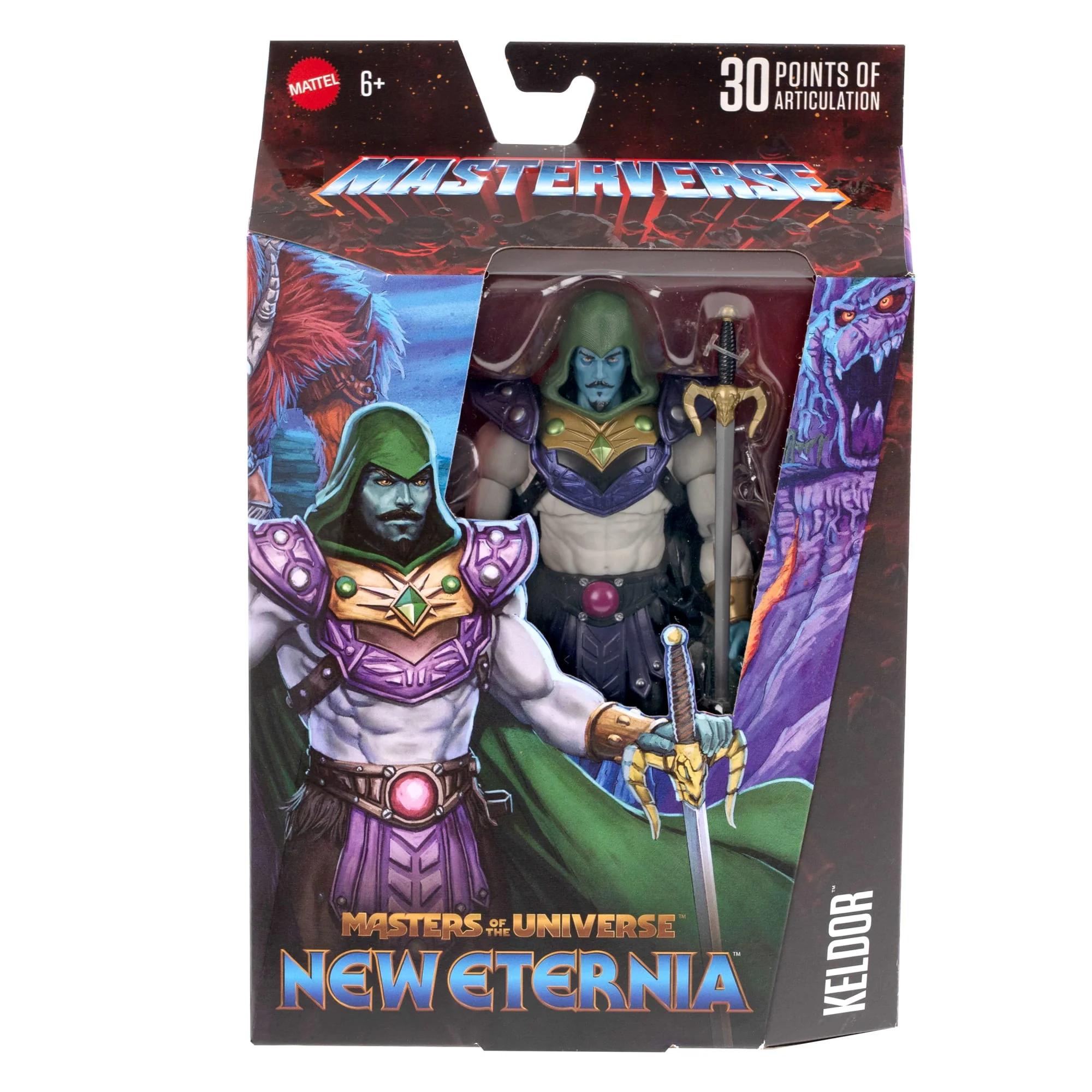 Masters Of The Universe Masterverse New Eternia Keldor Action Figure Toy, 7 inch With Accessories - Image 2