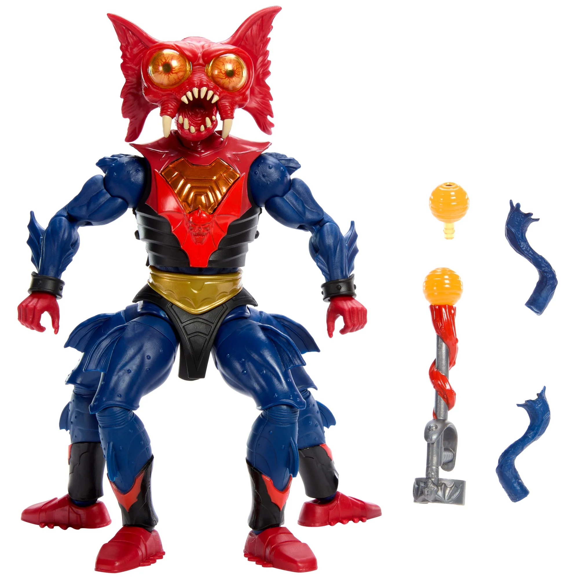 Masters Of The Universe Masterverse New Eternia Mantenna Action Figure, 7 inch Toy