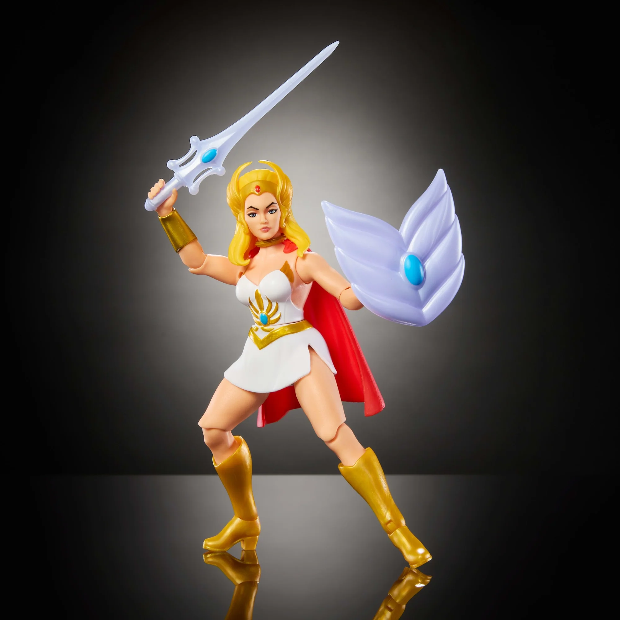Masters of the Universe Origins Figura de Ação Cartoon Collection She-Ra de 5.5 polegadas - Image 4