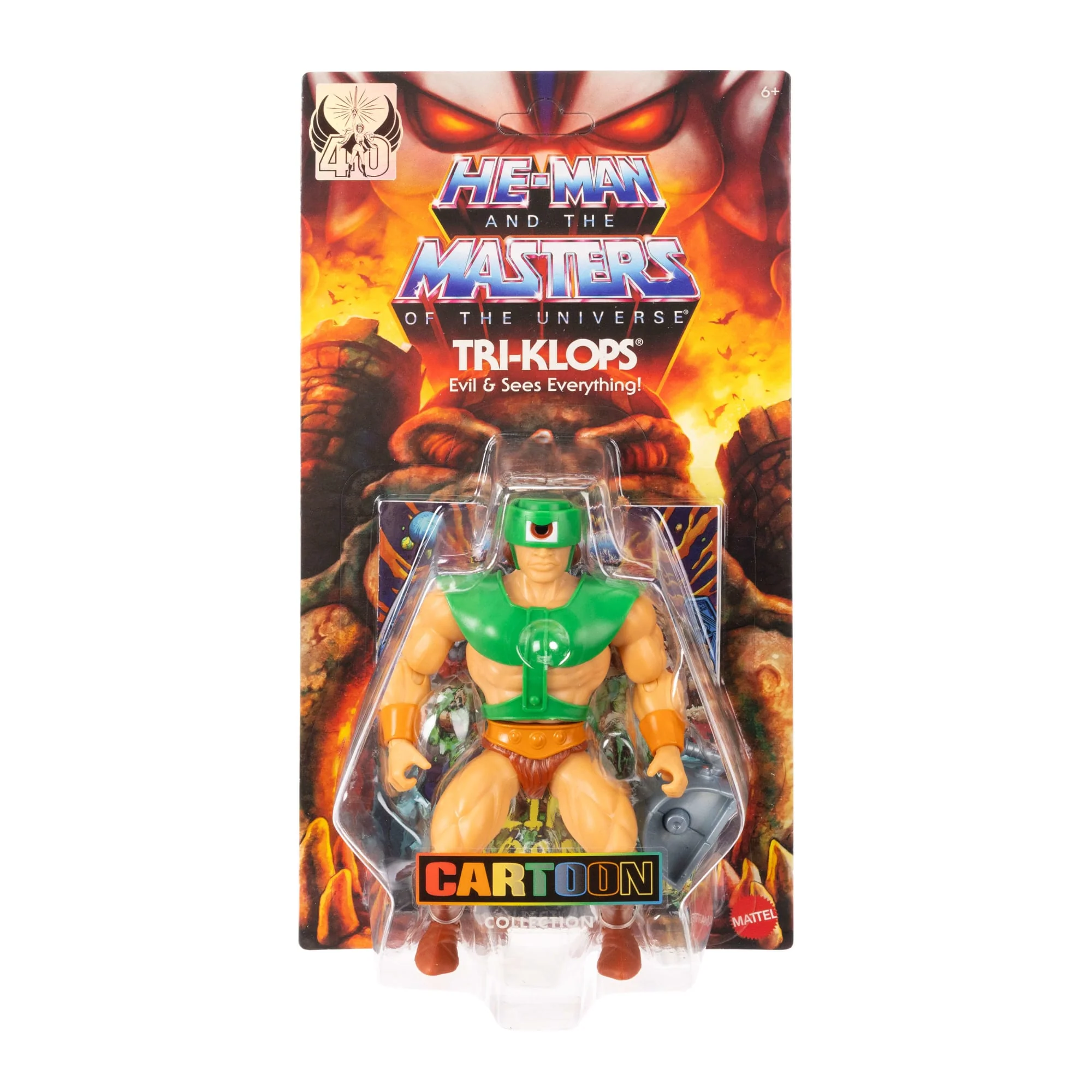 Masters of the Universe Origins Figura de Acción Cartoon Collection Tri-Klops de 5.5 pulgadas - Image 2