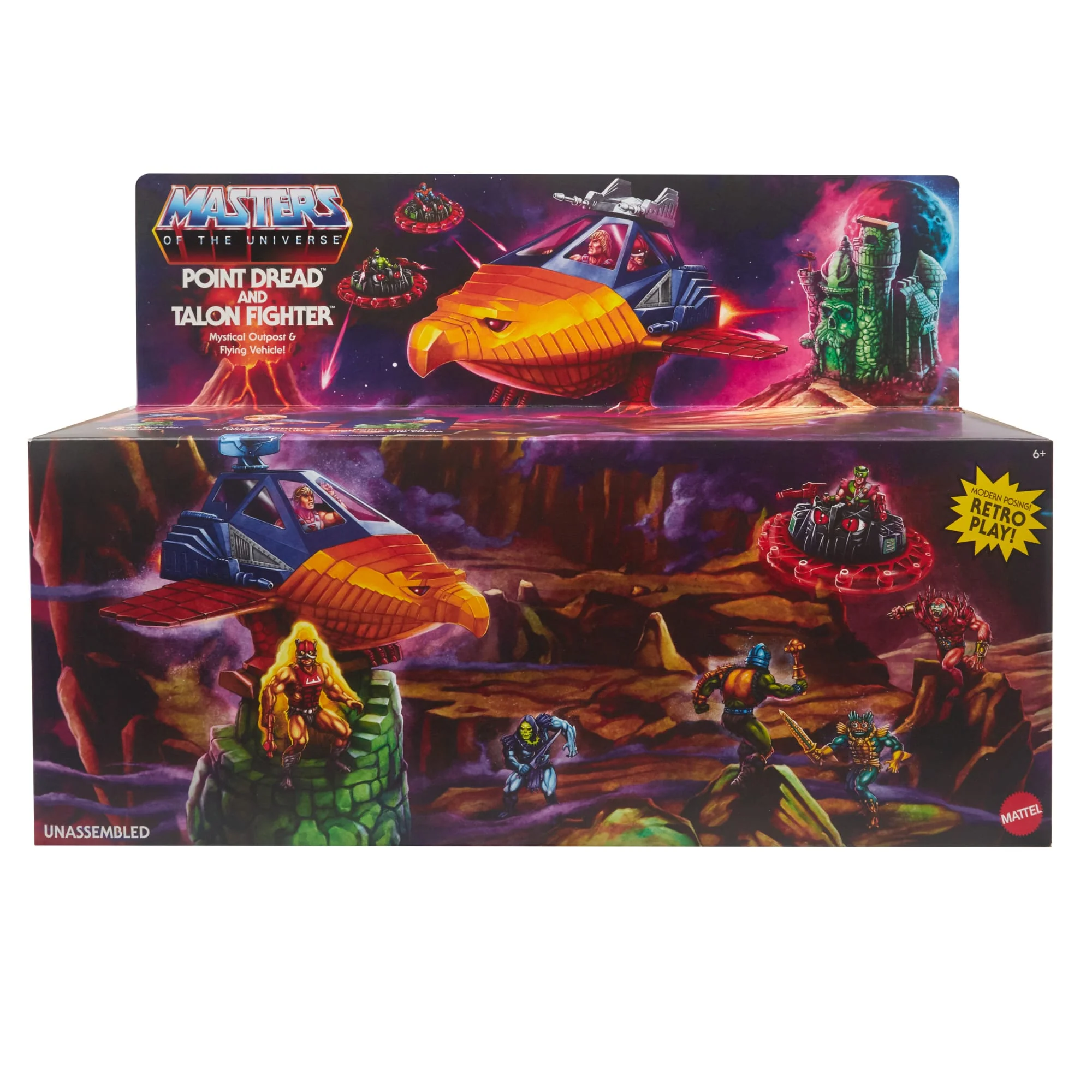 Masters Of The Universe Origins Toy, Talon Fighter Vehicle And Point Dread Accessories - Image 2