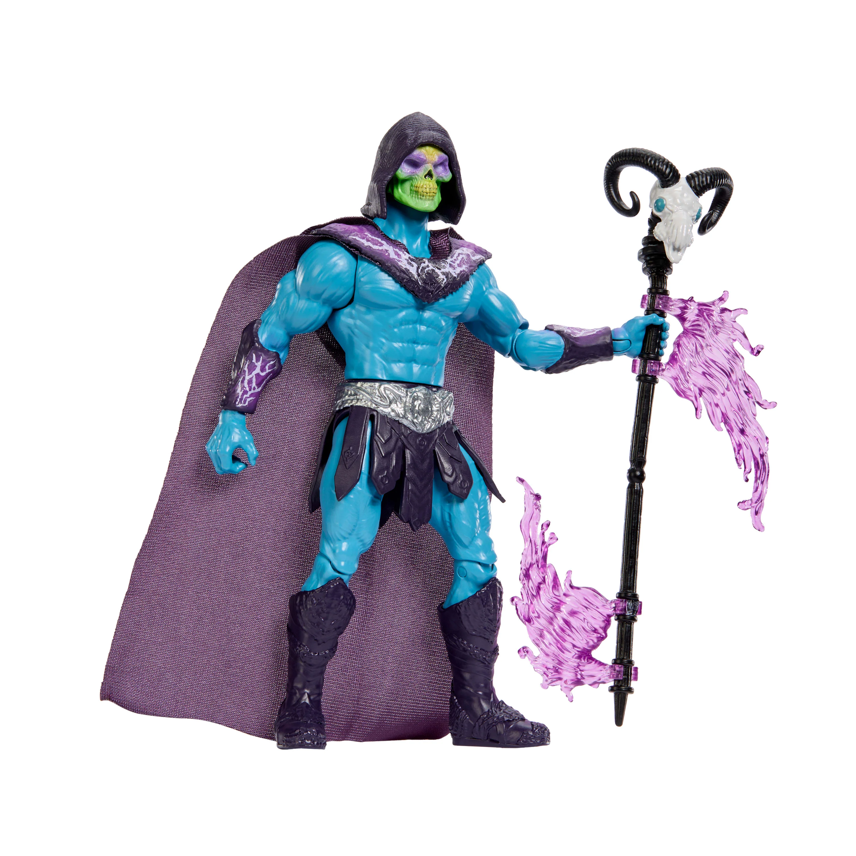Masters Of The Universe Skeletor Havoc Staff Attack Feature Figure, 5.5 Inch Twist & Release Toy - Image 4
