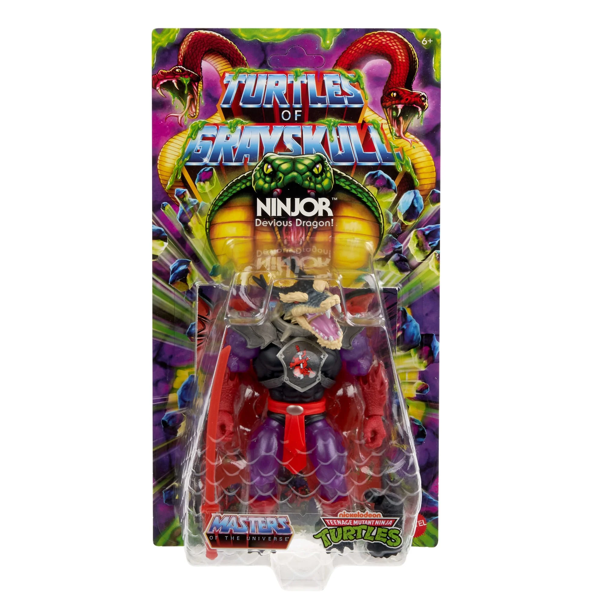 Masters of the Universe Tartarugas of Grayskull Figura de Ação Mutated Ninjor de 5.5 polegadas - Image 2