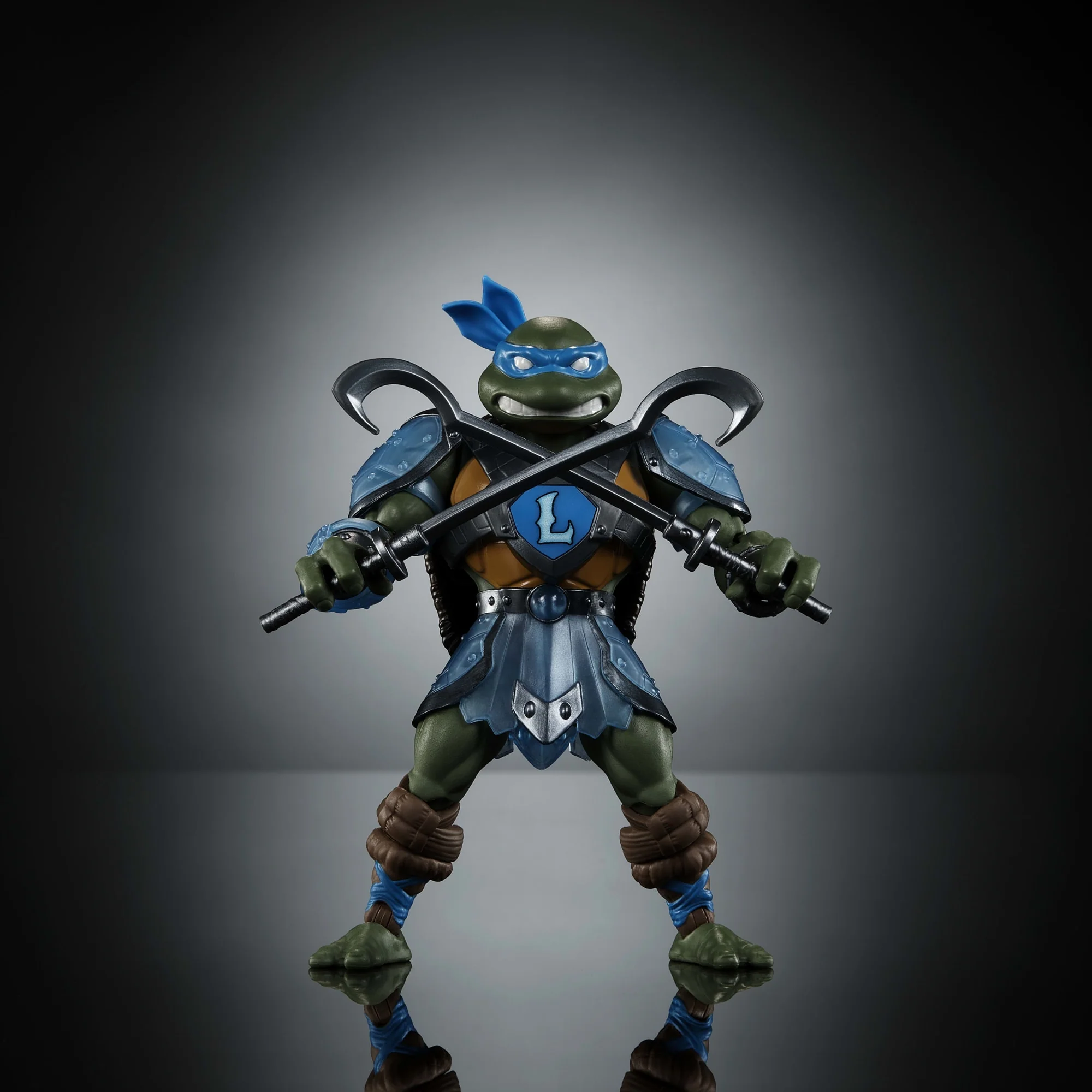 Masters of the Universe Turtles of Grayskull Figura de Acción Leonardo de 5.5 pulgadas - Image 3