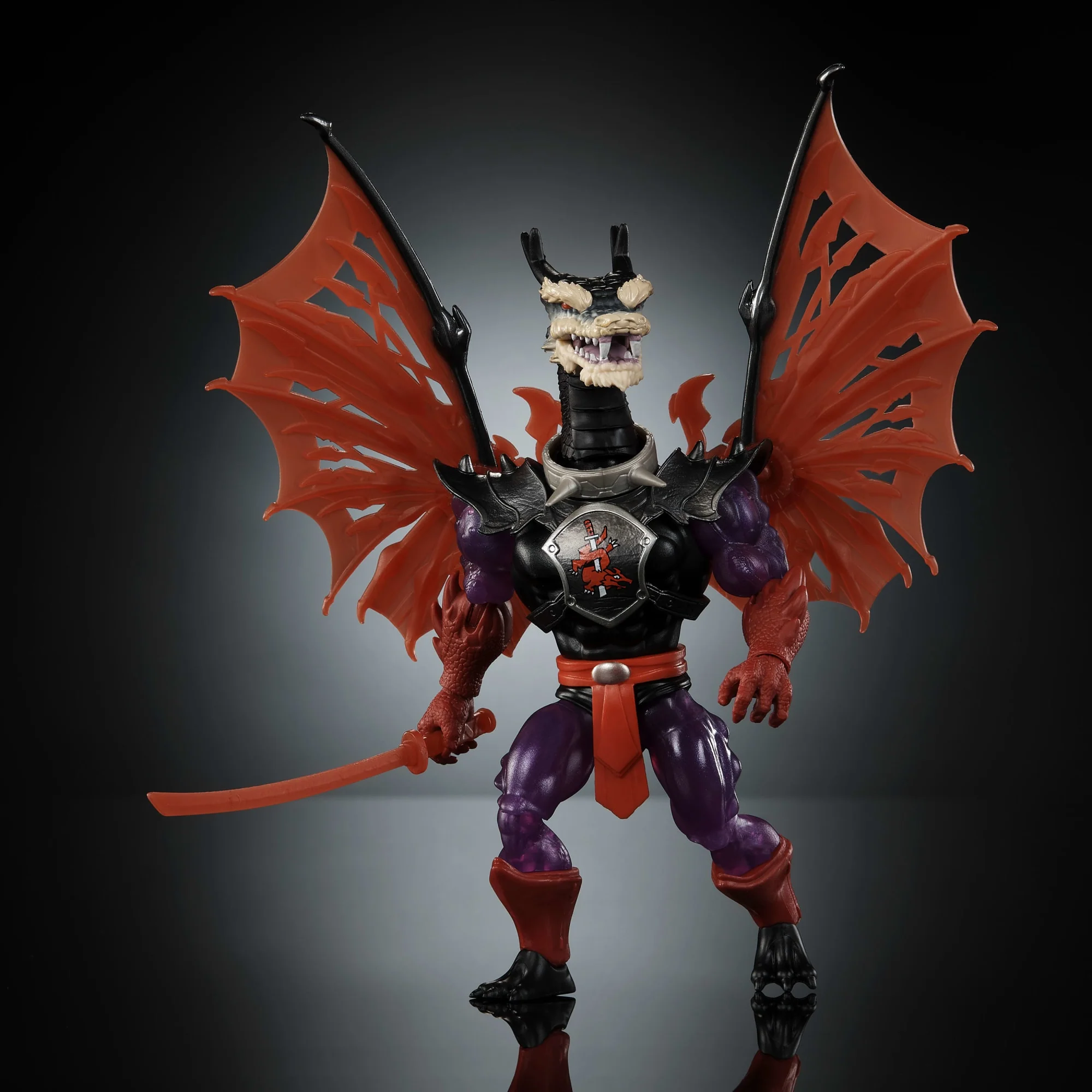 Masters of the Universe Turtles of Grayskull Figura de Acción Mutated Ninjor de 5.5 pulgadas - Image 3
