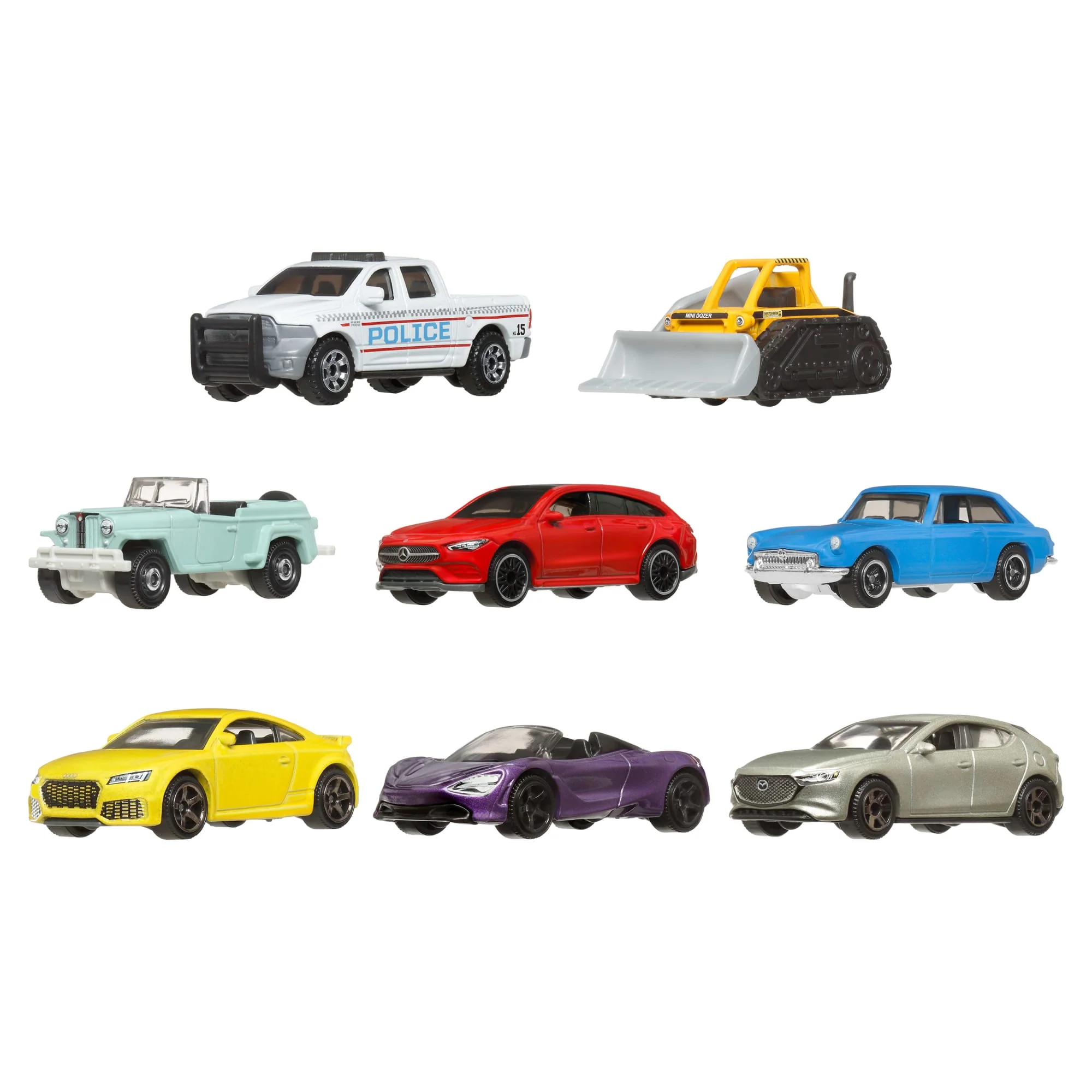 Matchbox 1:64 Scale Die-Cast Toy Cars Or Trucks, Set Of 8 - Image 4