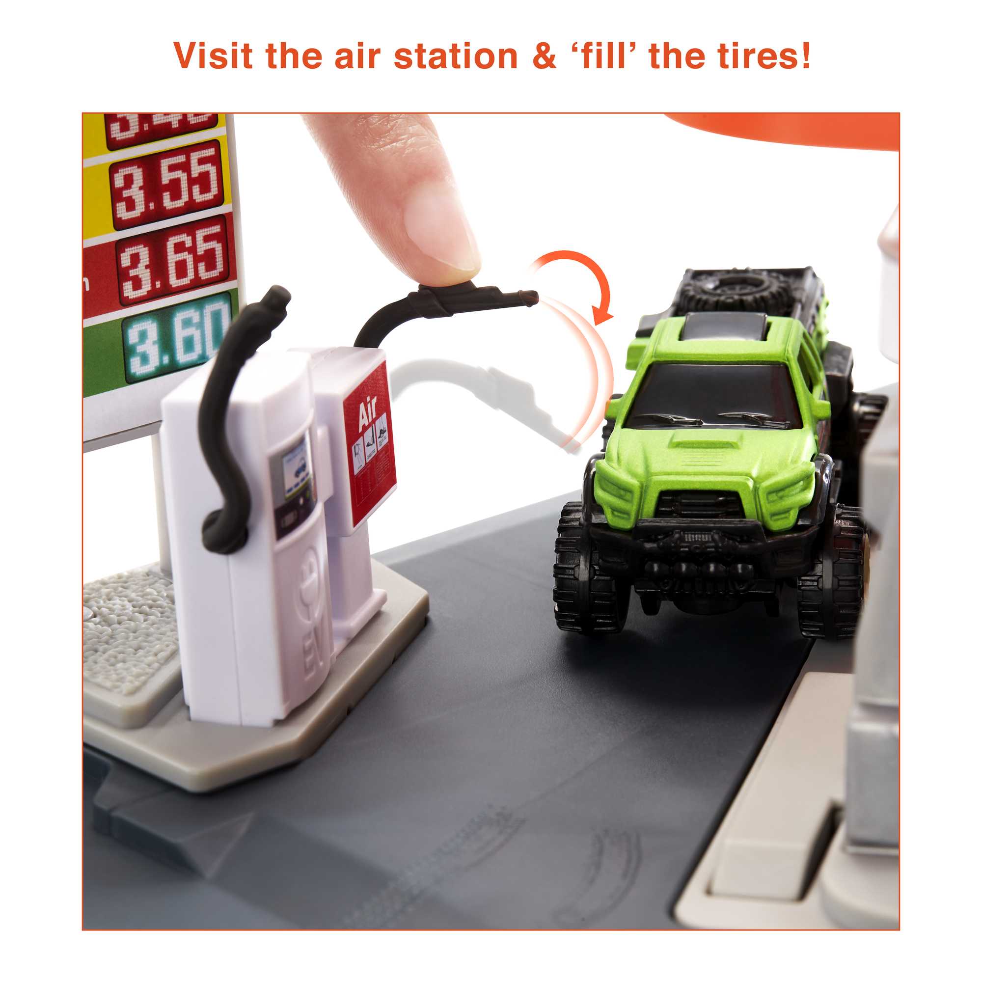 Matchbox Action Drivers Matchbox Fuel Station Playset For Kids 3 Years Old & Up, With 1 1:64 Scale Vehicle - Image 4
