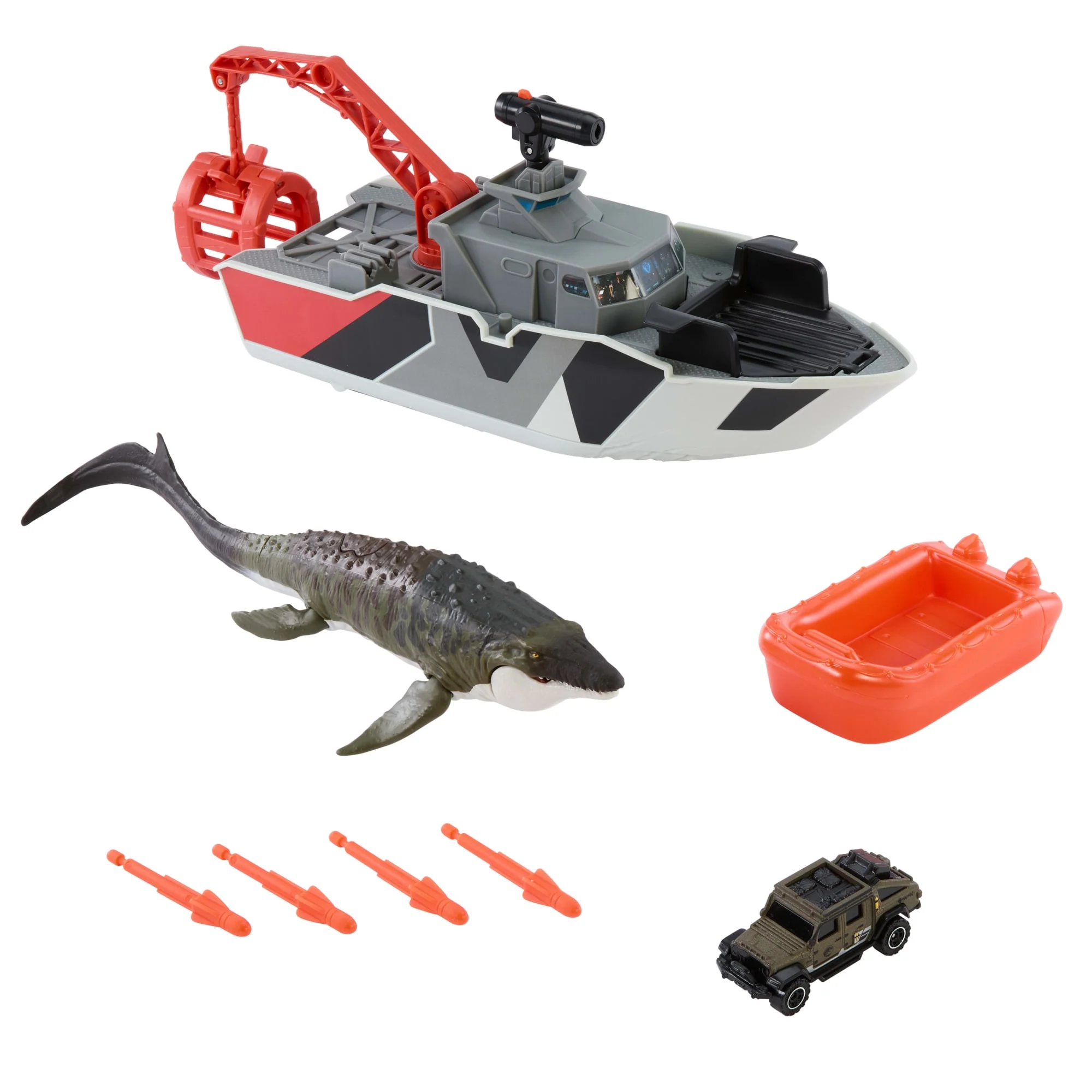 Matchbox® Bateau de Sauvetage Mosasaure Jurassic World - Image 6