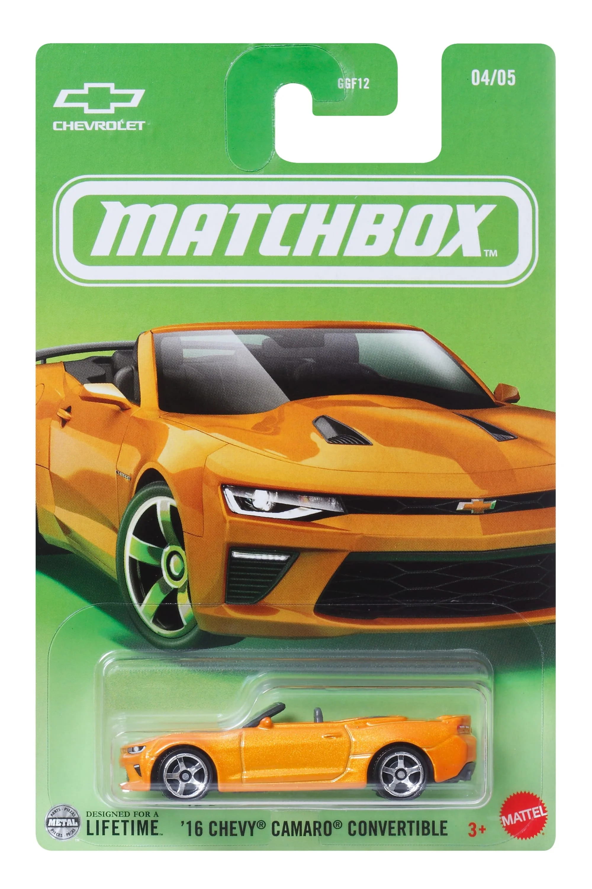 Matchbox Diecast Vehículo de Juguete '16 Camaro Convertible - Image 4