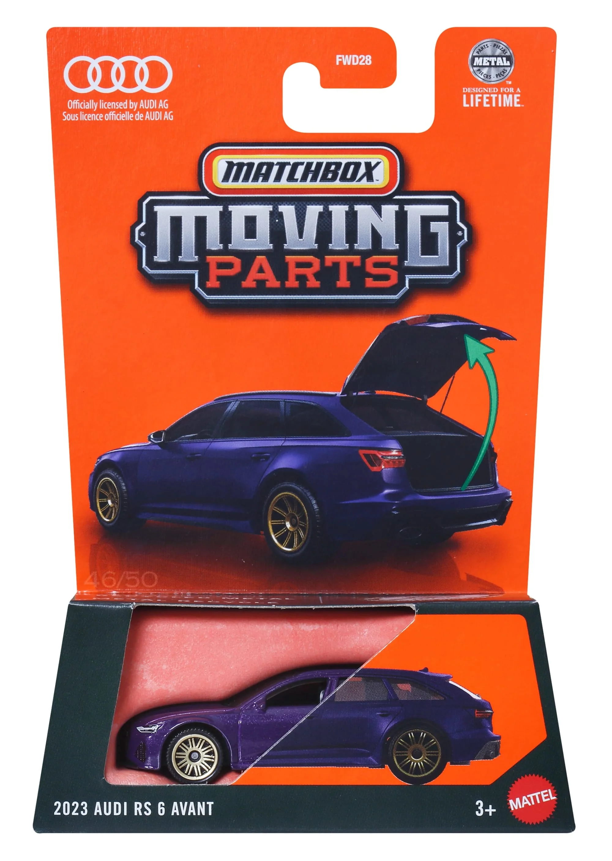 Matchbox Diecast Vehículo de Juguete Auto con Partes Movibles - Image 6