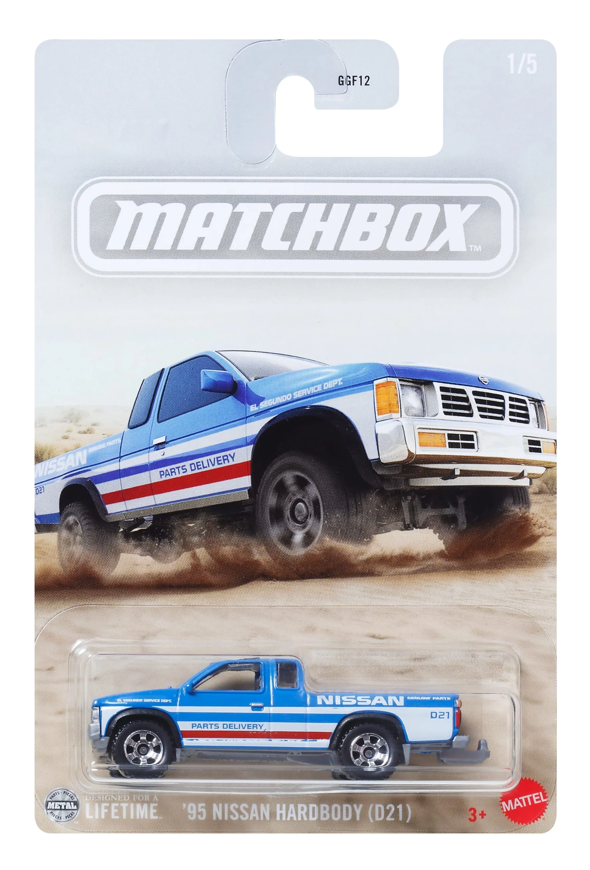Matchbox Diecast Vehículo de Juguete Nissan Hardbody Truck - Image 4