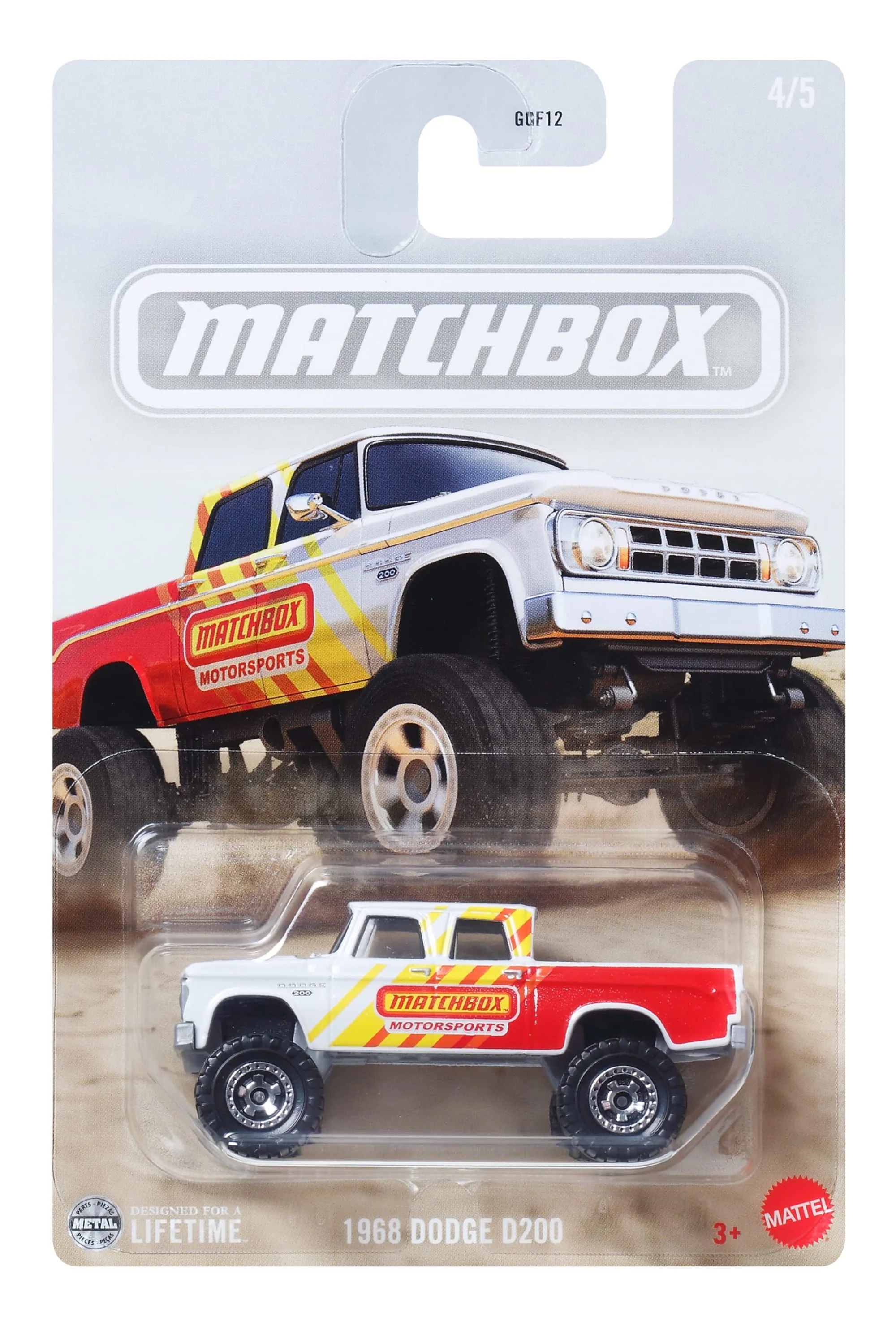 Matchbox Diecast Veículo de Brinquedo 68 Dodge Pickup - Image 4