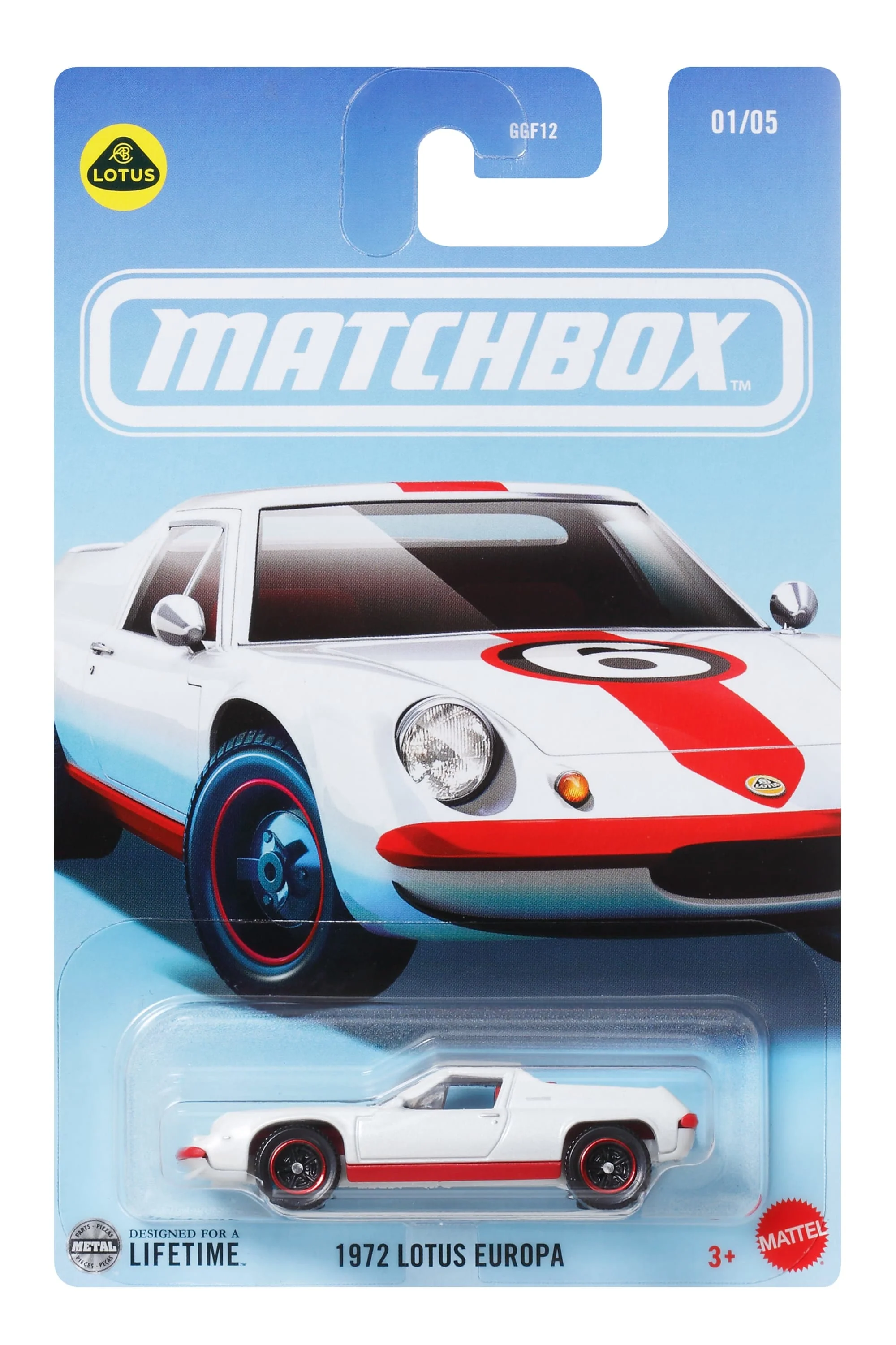 Matchbox Diecast Veículo de Brinquedo Lotus Europa - Image 4