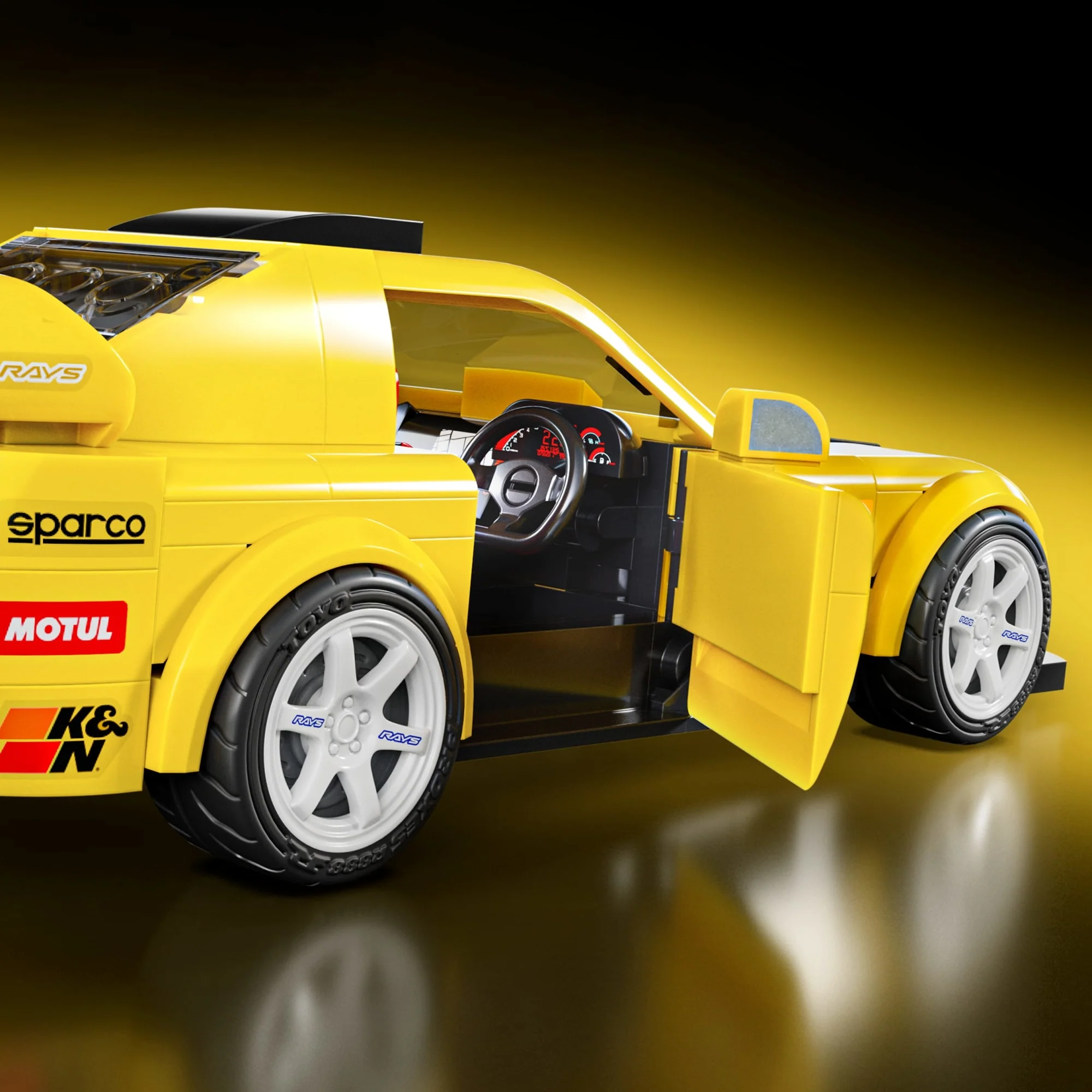Mattel Brick Shop Hot Wheels Juguete de Construcción Speed '07 Honda S2000 - Image 6