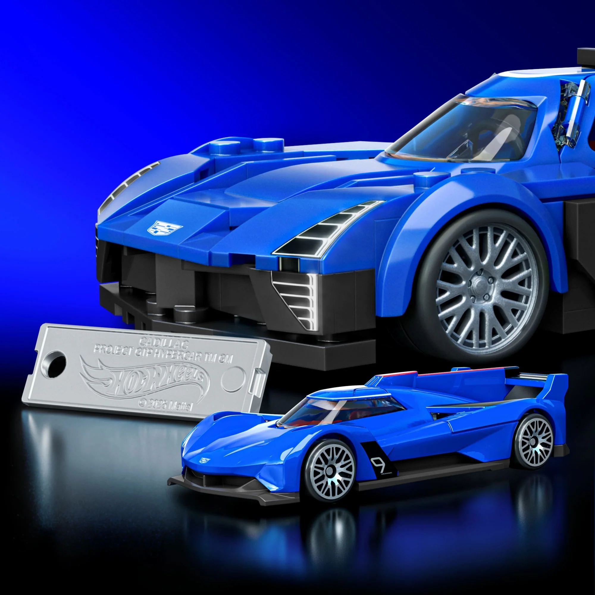 Mattel Brick Shop Hot Wheels Juguete de Construcción Speed Cadillac Project GTP Hypercar - Image 5