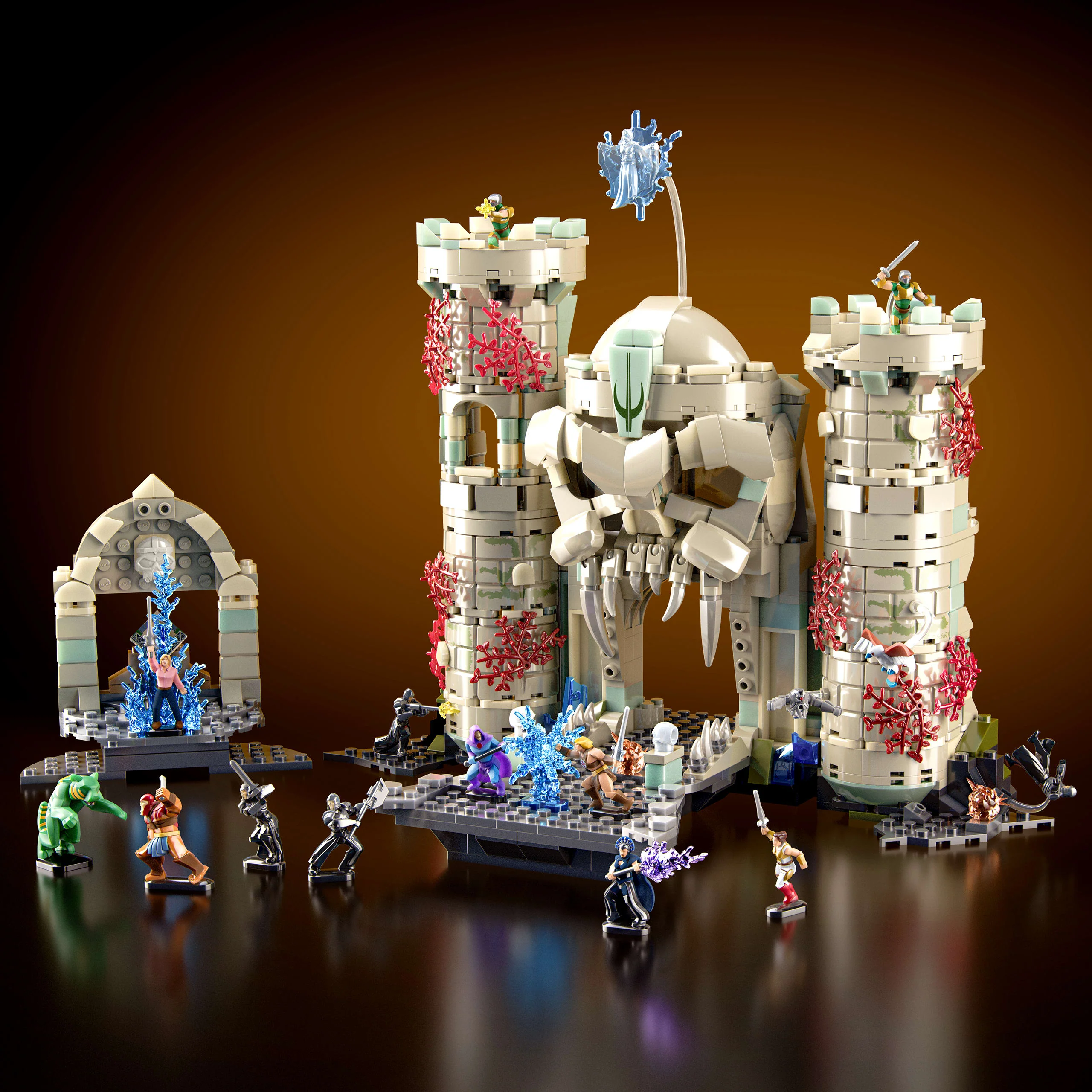 Mattel Brick Shop MOTU Batalla del Castillo de Grayskull - Image 4