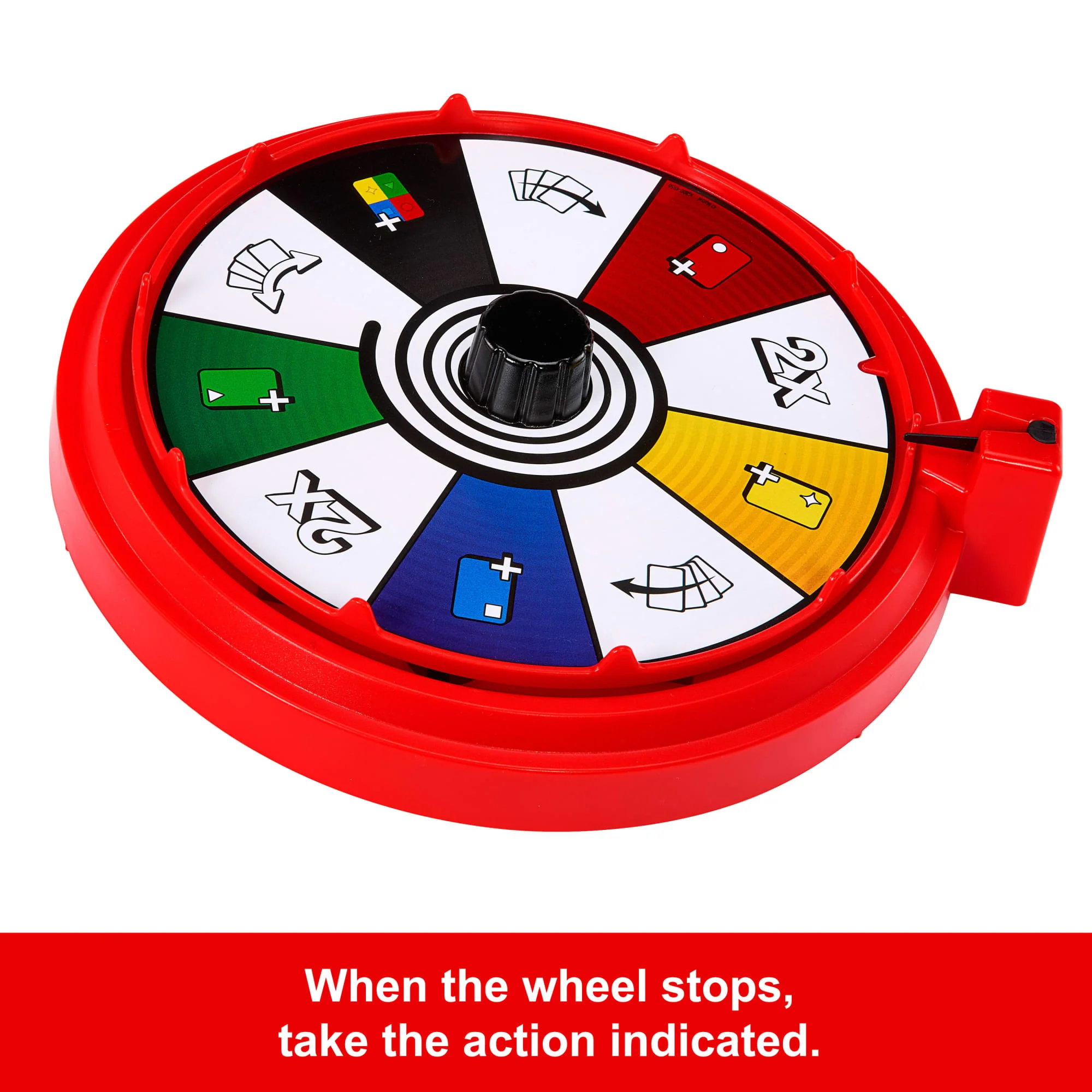 UNO Spin Card Game For Kid, Adult & Family Nights, Classic Play With Spinner - Image 6