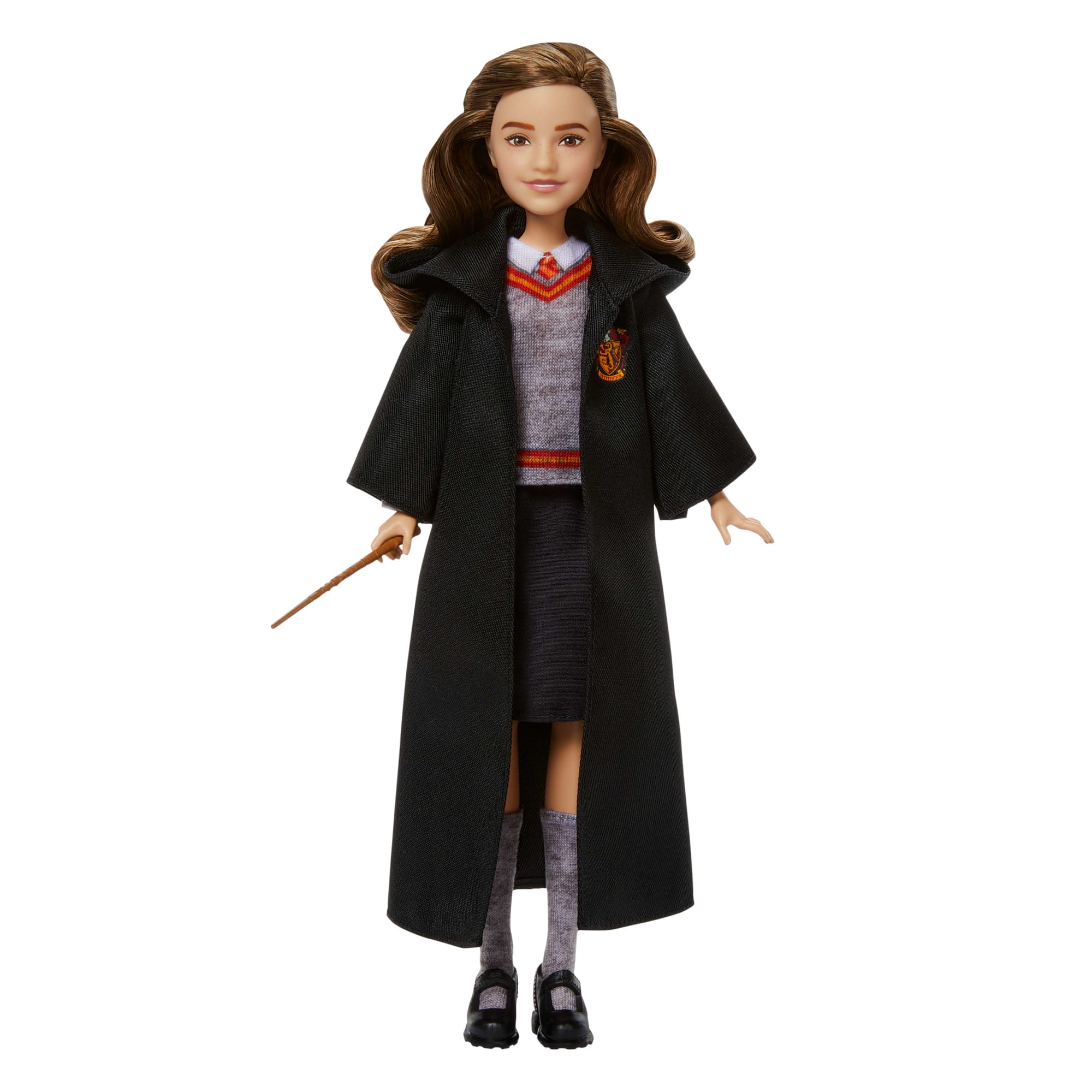 Hermione Granger Fashion Doll in Movie-inspired Hogwarts Uniform With Wand Accessory