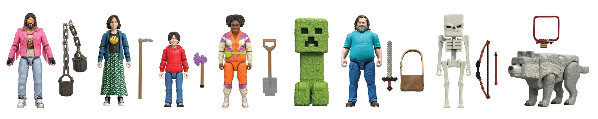 Minecraft Ultimate Movie Set With 8 Action Figures & 8 Accessories,  inspired By A Minecraft Movie - Image 6