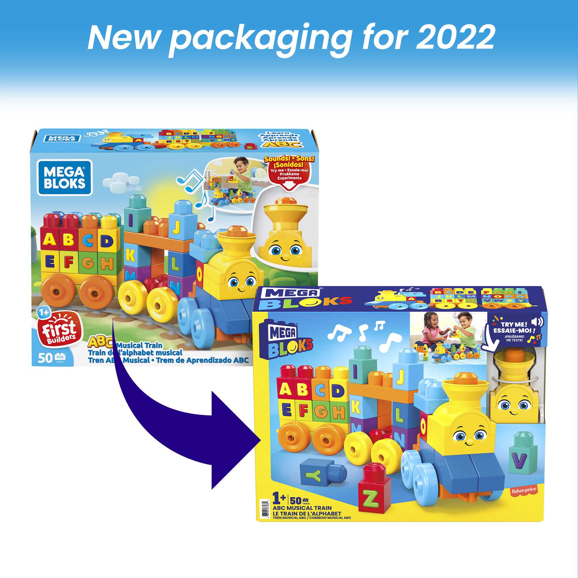MEGA BLOKS ABC Musical Train - Image 6