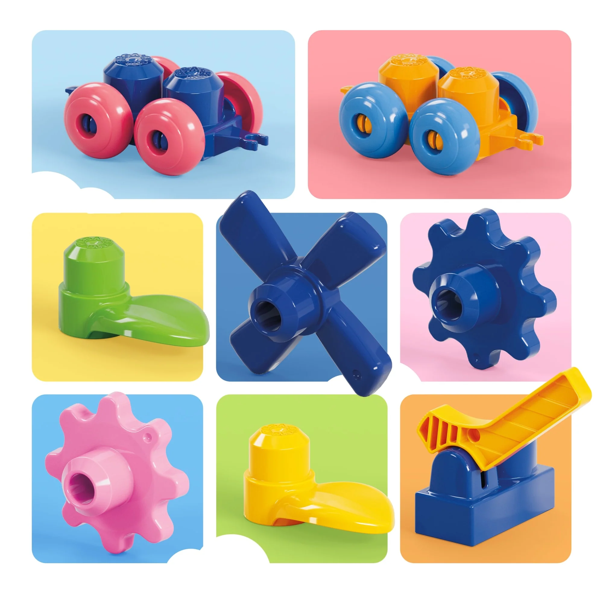 MEGA BLOKS First Builders Big Bag Of Blocks Toy Blocks With Storage Bag (130 Pieces) For Toddler - Image 3