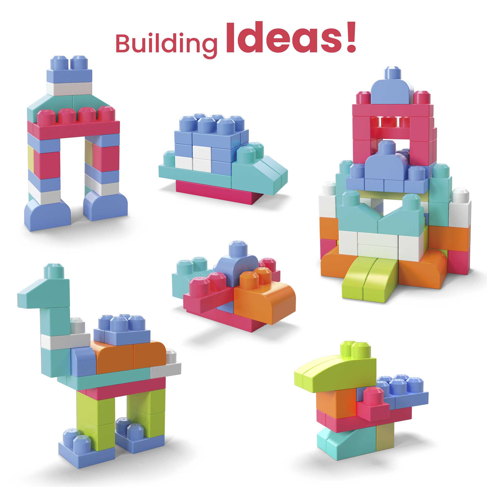 MEGA Bloks First Builders Big Building Bag - Pink - Image 5