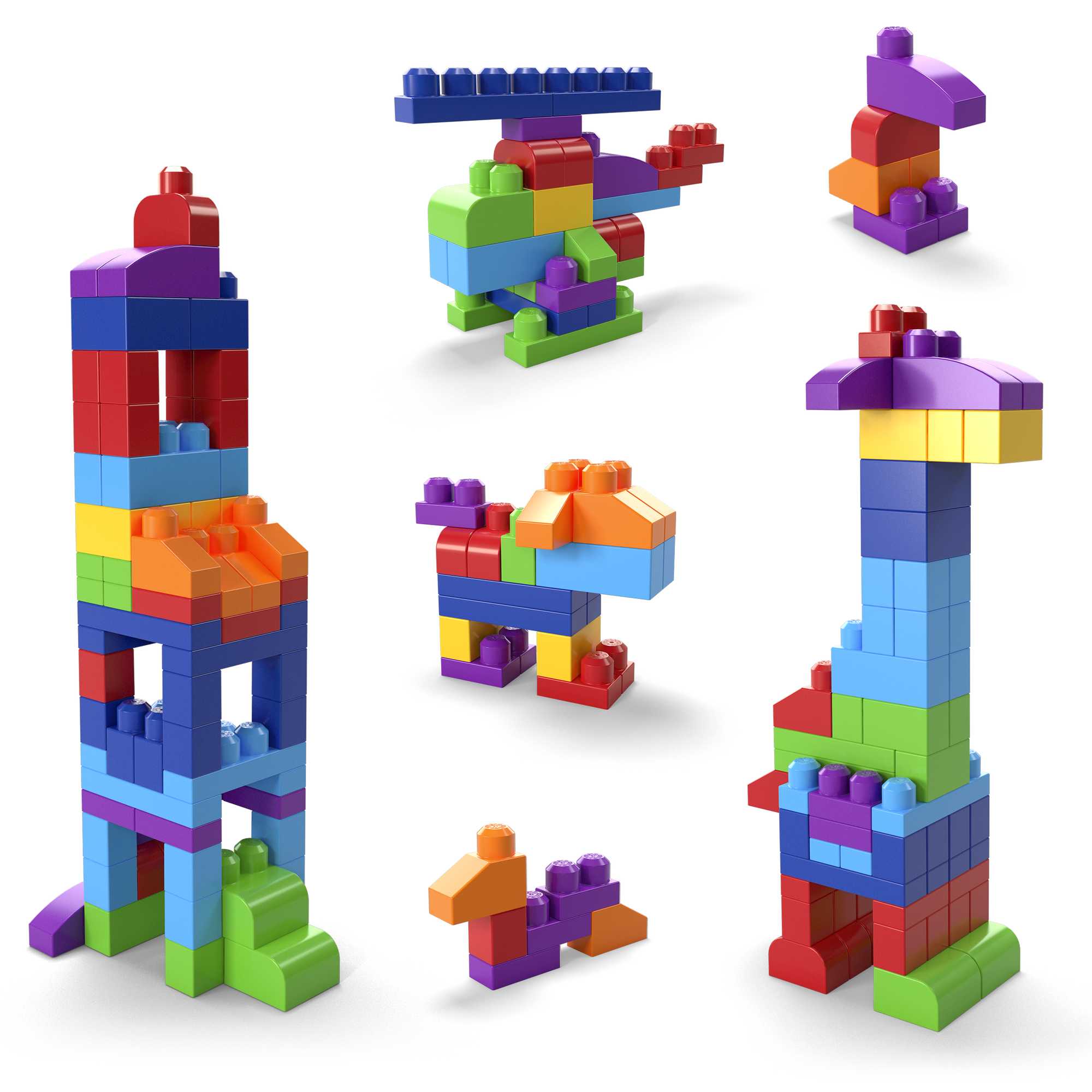 Mega Bloks Grand Sac de Construction Avec 80 Briques - Image 5