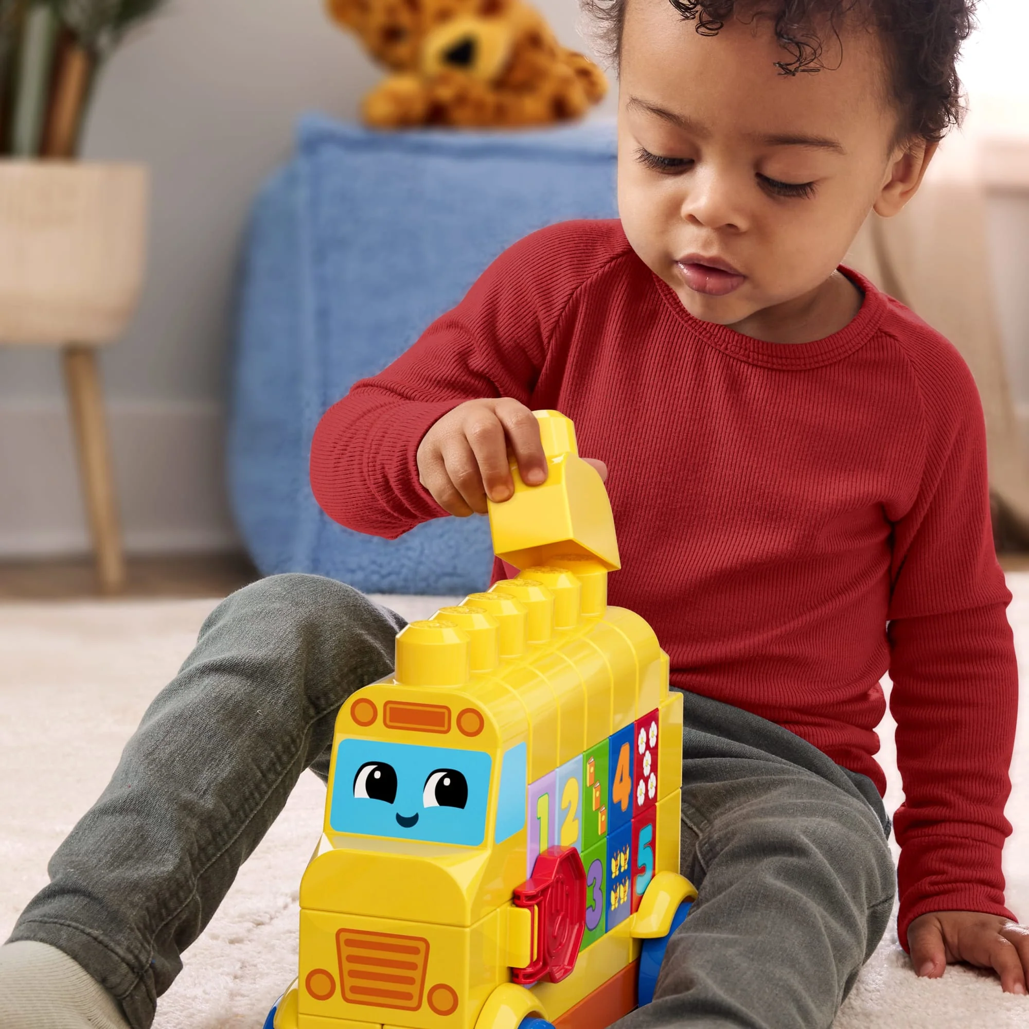 MEGA BLOKS Juguete de Construcción Autobús de Números Arma y Cuenta - Image 4