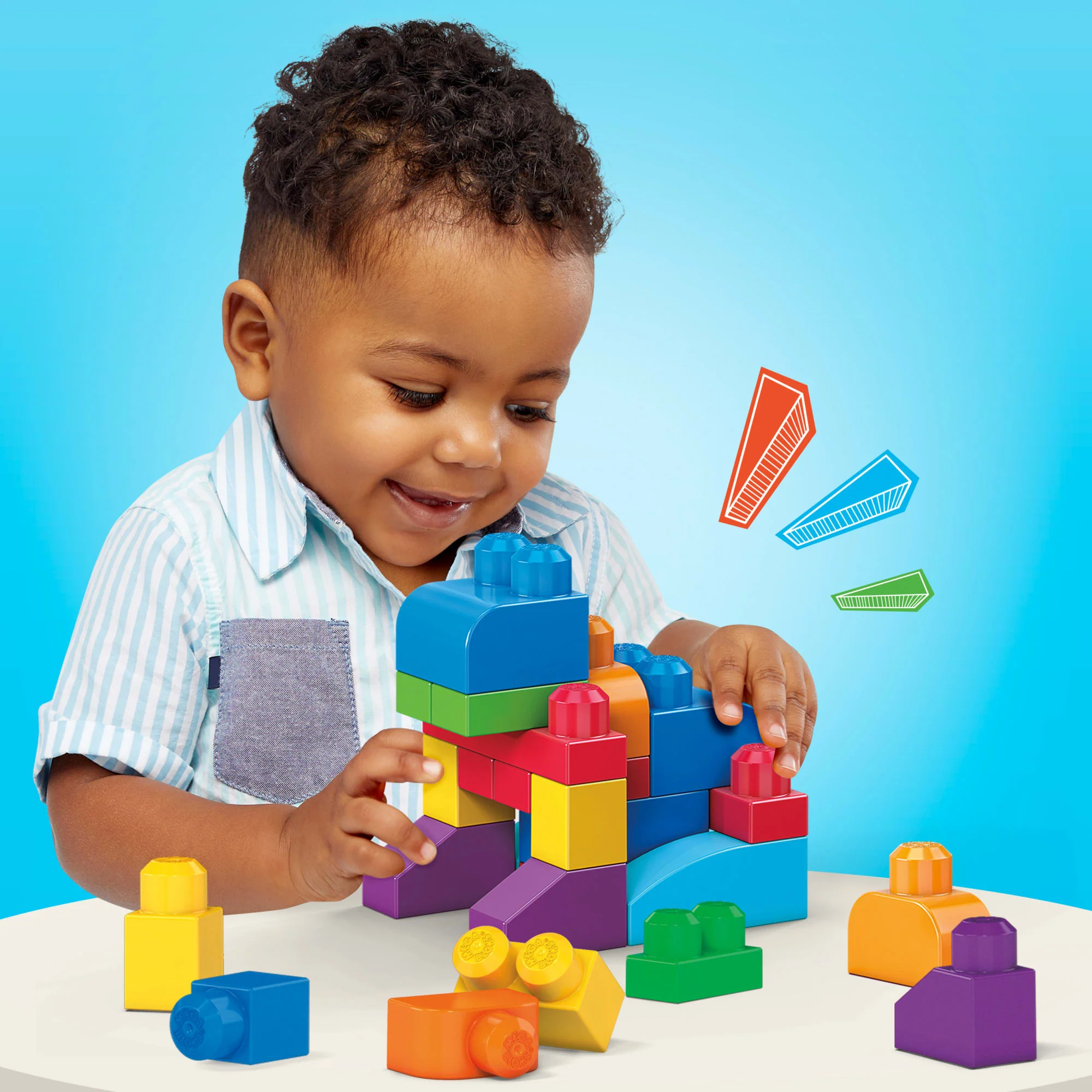 Mega Bloks Bolsa Clásica De Construcción con 60 Bloques - Image 7