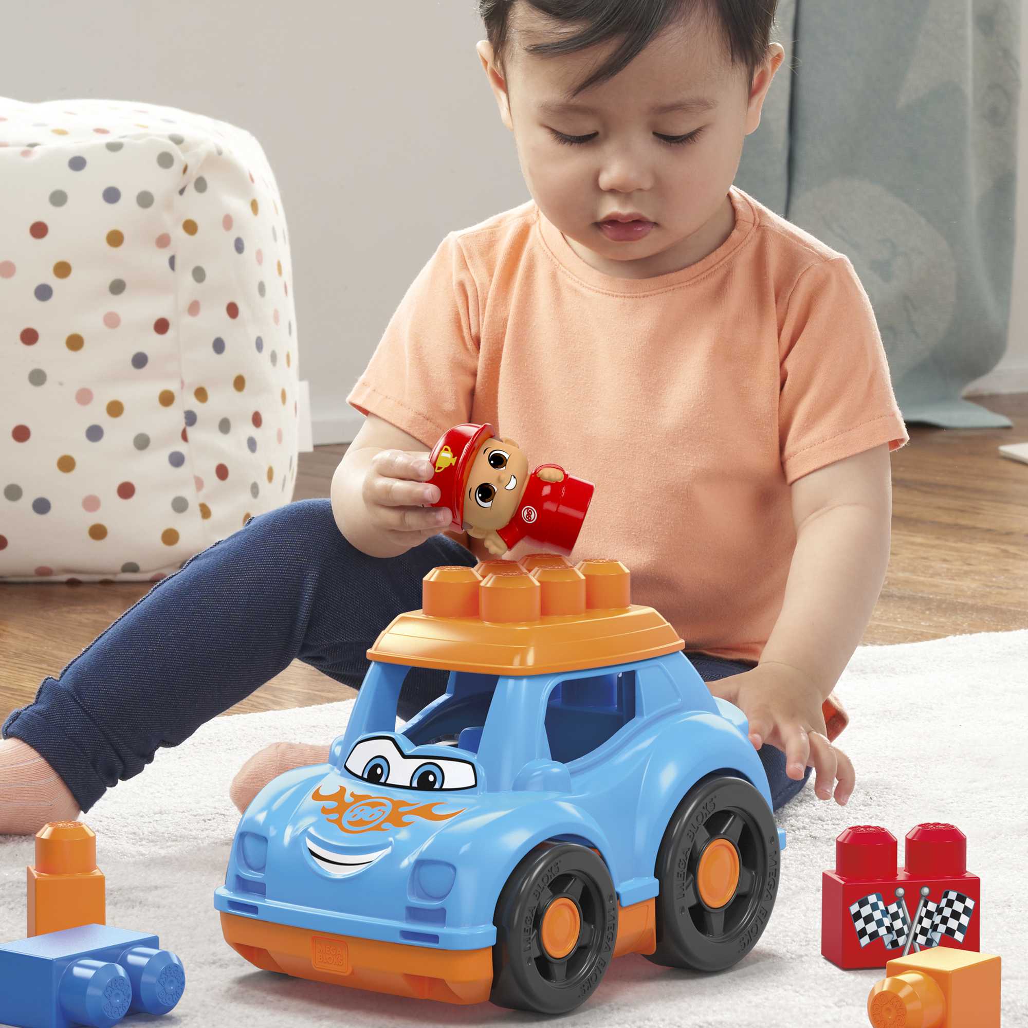 Mega Bloks Juguete de Construcción Coche de carreras Ricky - Image 3