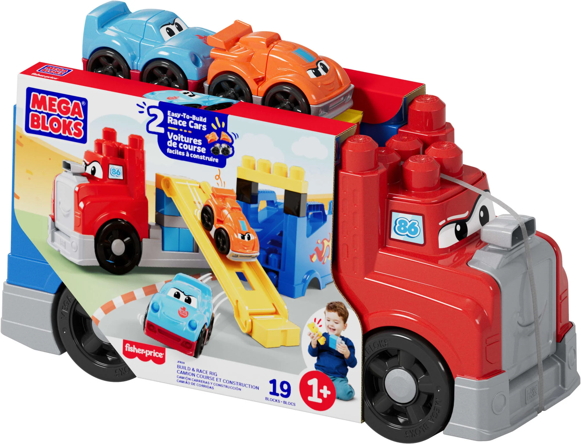 Mega Bloks Juguete de Construcción Grúa ¡Construye y Compite! - Image 2