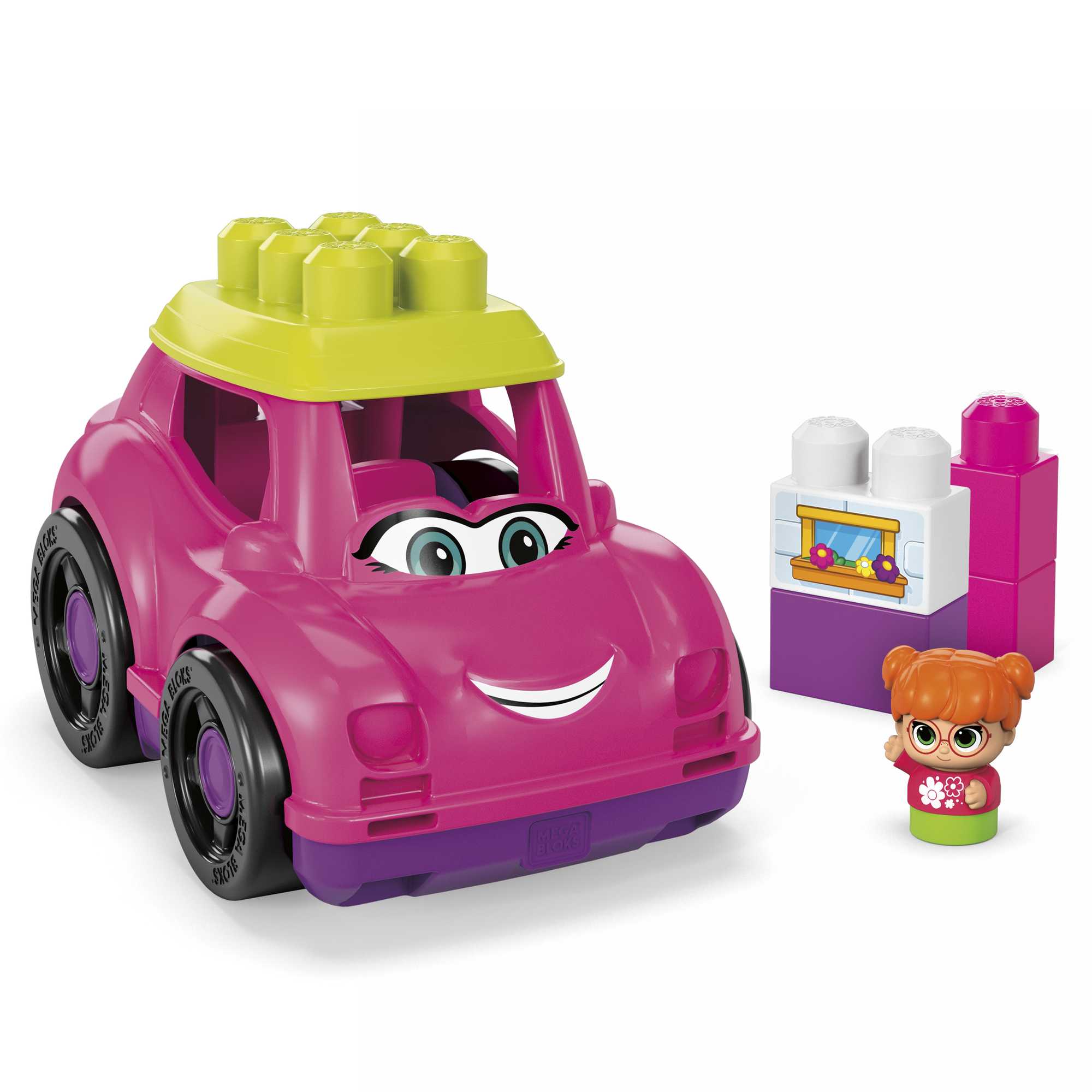 Mega Bloks Juguete de Construcción Pequeño Vehículo Convertible de Catie - Image 4