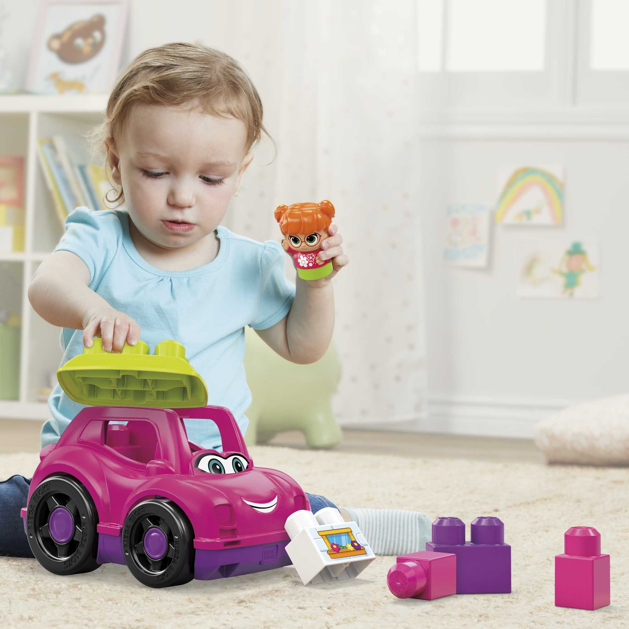 Mega Bloks Juguete de Construcción Pequeño Vehículo Convertible de Catie - Image 5