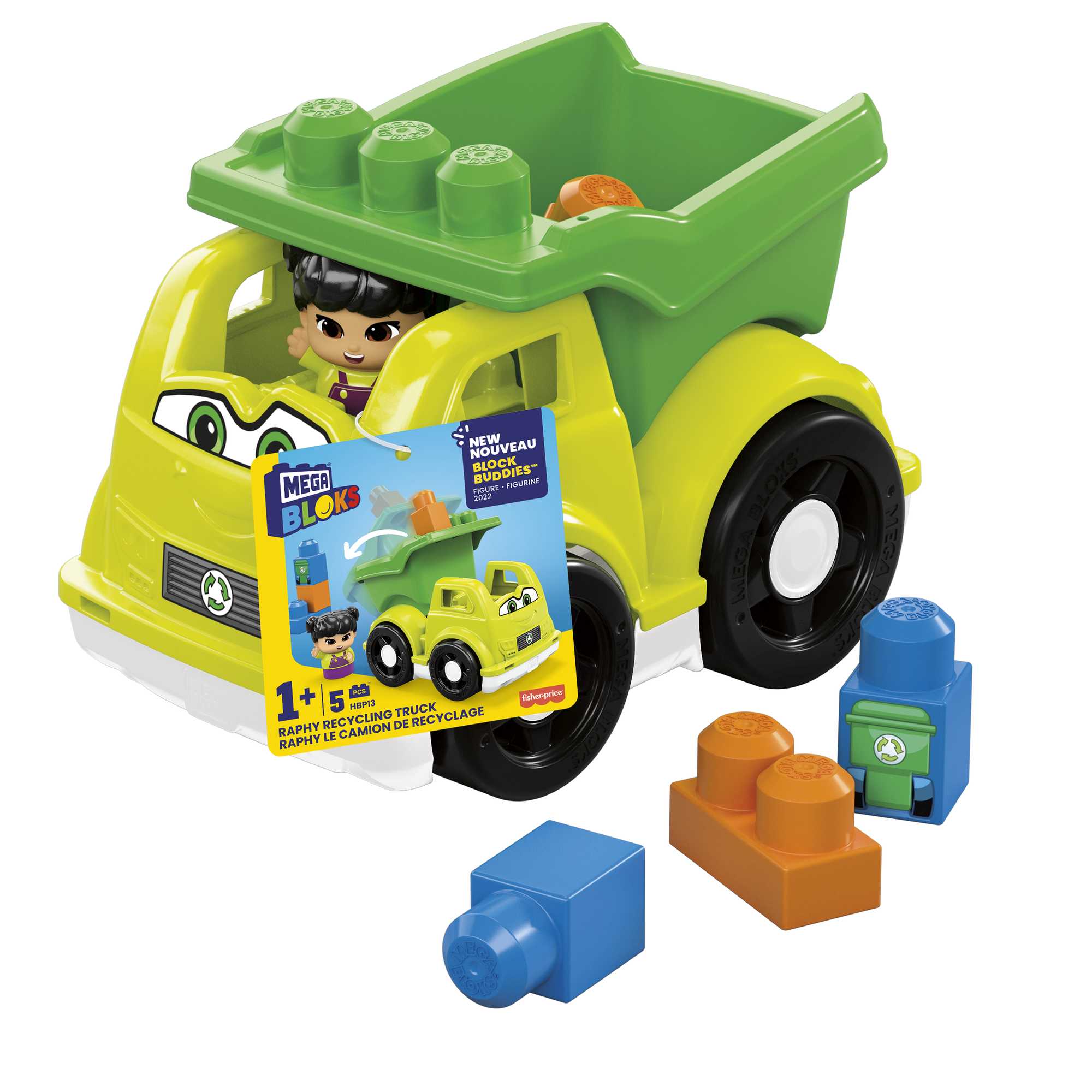 Mega Bloks Juguete de Construcción Pequeño Vehículo de Reciclado