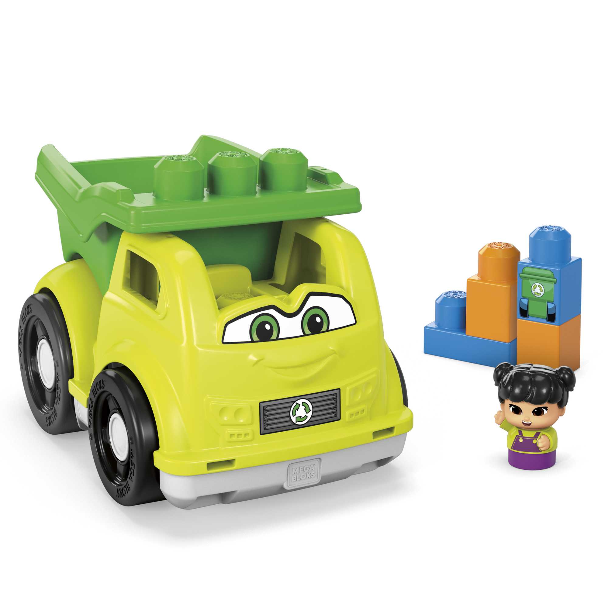 Mega Bloks Juguete de Construcción Pequeño Vehículo de Reciclado - Image 6