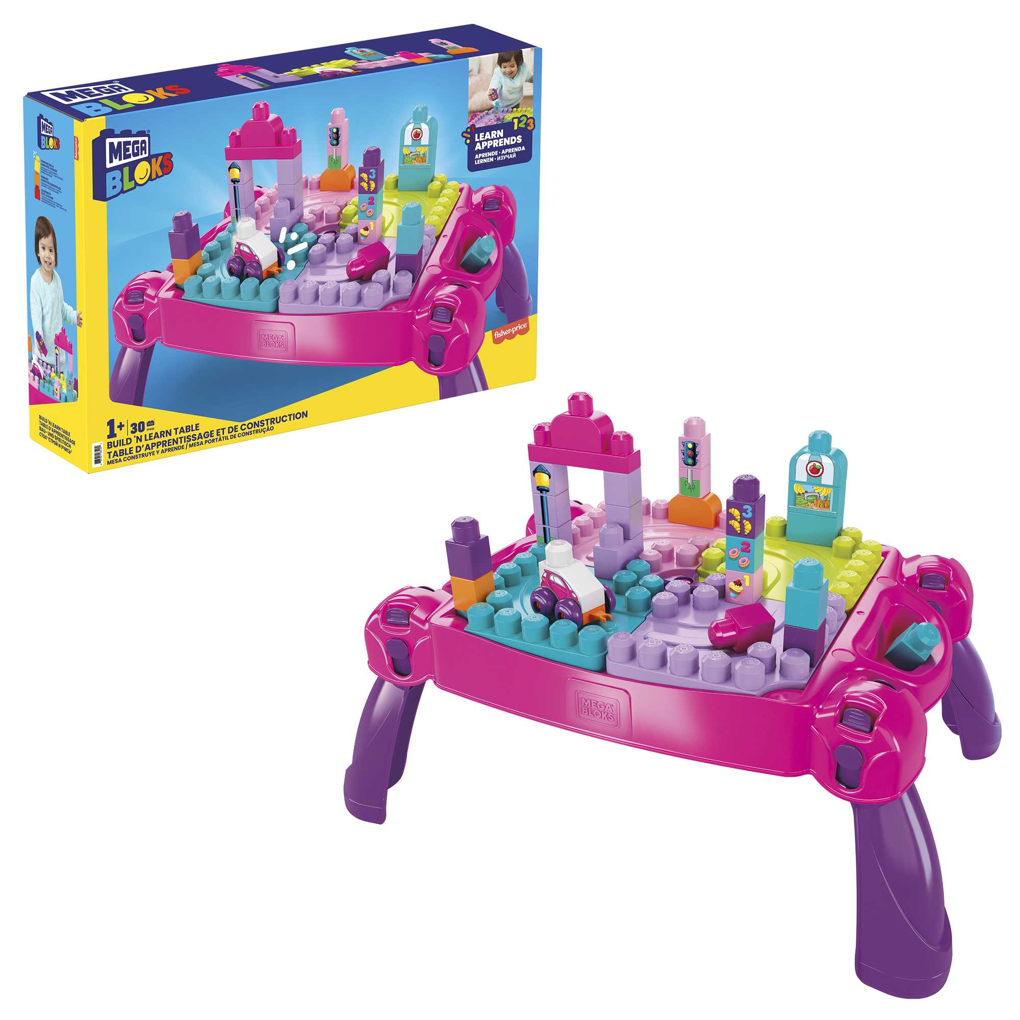 Mega Bloks® La Table D’Apprentissage et de Construction