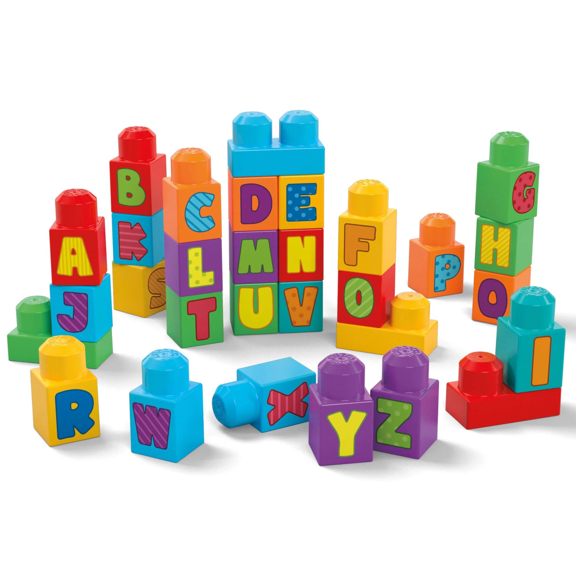 Mega Bloks  Fisher-Price  Sac de Construction Abc (30 Pièces) - Image 3