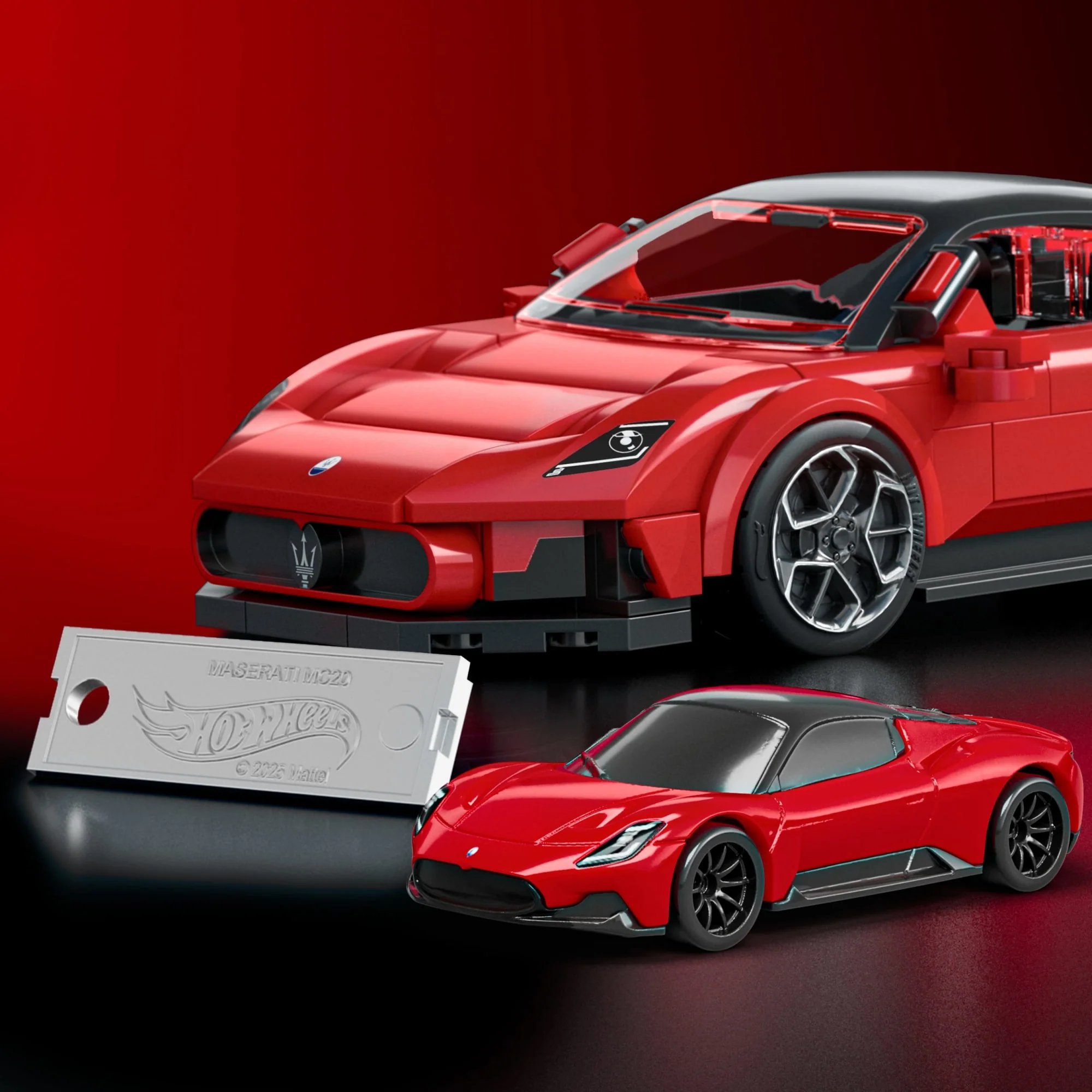 MEGA Hot Wheels Juguete de Construcción Speed Maserati MC20 - Image 5