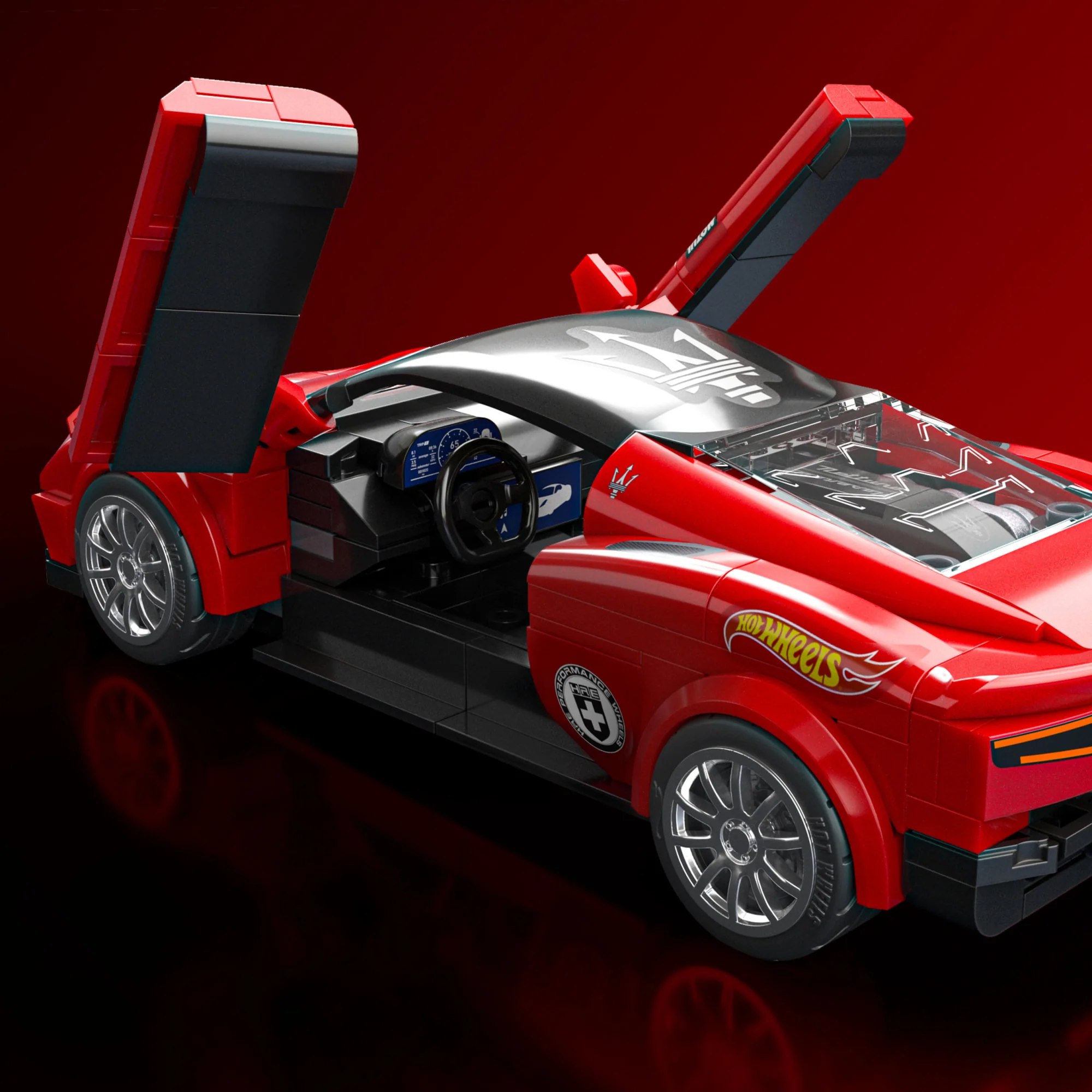 MEGA Hot Wheels Juguete de Construcción Speed Maserati MC20 - Image 6