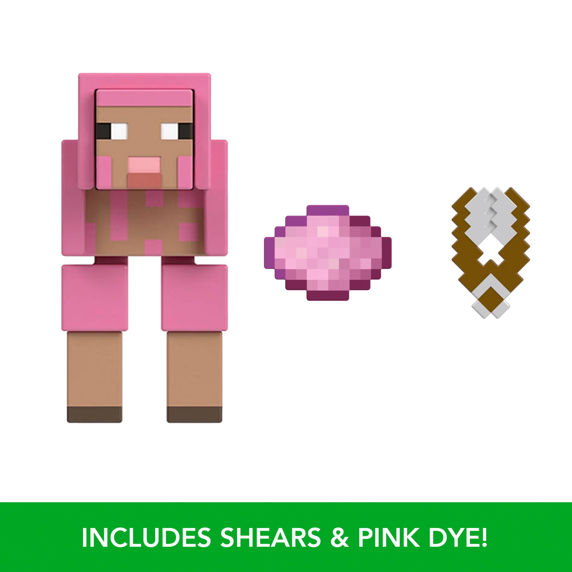 Minecraft Action Figures & Accessories Collection, 3.25-in Scale & Pixelated Design (Characters May Vary) - Image 3