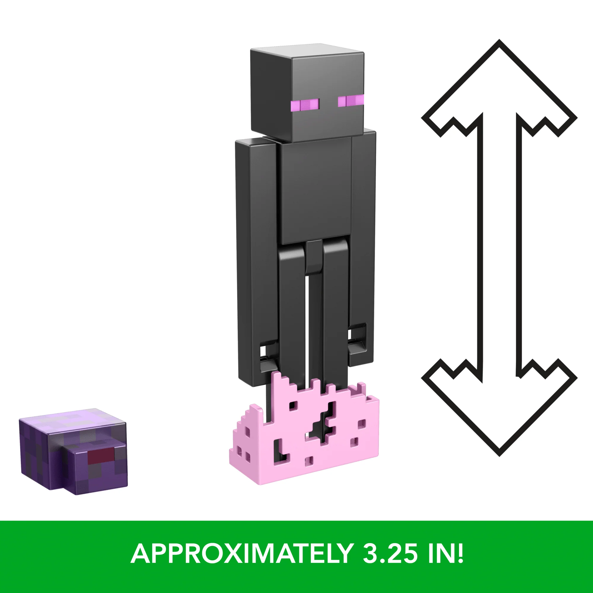 Minecraft Action Figures & Accessories Collection, 3.25-in Scale & Pixelated Design (Characters May Vary) - Image 2